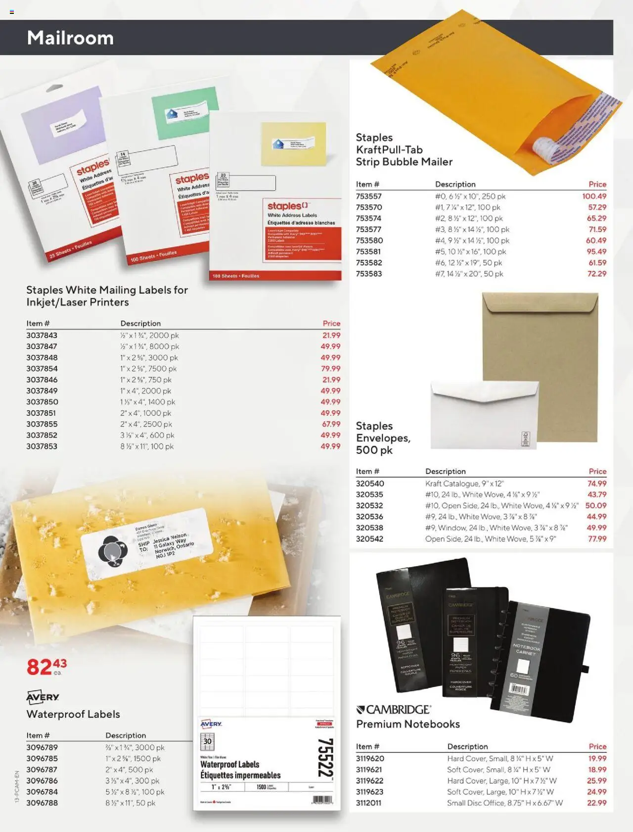 Staples flyer valid from 05.09.2025 | Page: 13 | Products: Notebook
