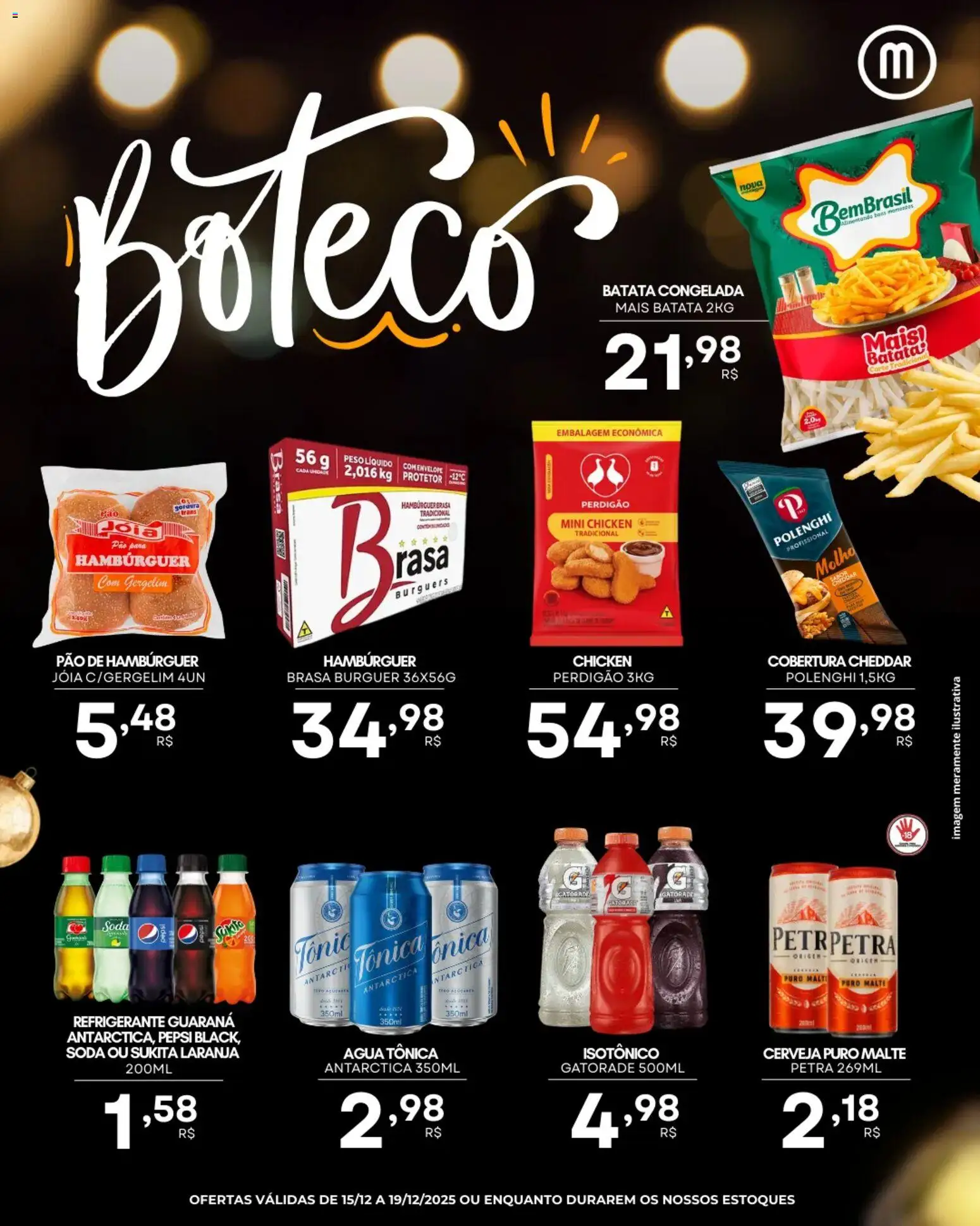Mercadão Atacadista Folheto - válido de 15.12.2025 | Página: 4 | Produtos: Pão, Cheddar, Soda, Refrigerante