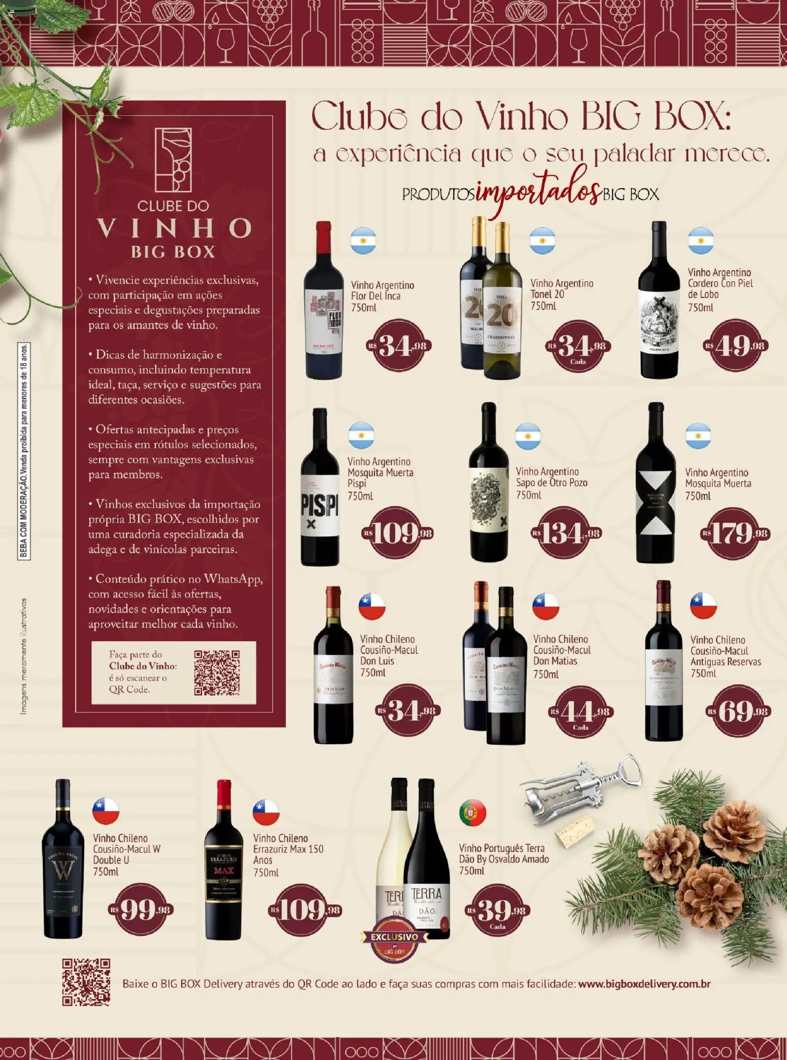 Big Box Folheto - válido de 10.12.2025 | Página: 2 | Produtos: Faca, Vinho, Mosquita muerta