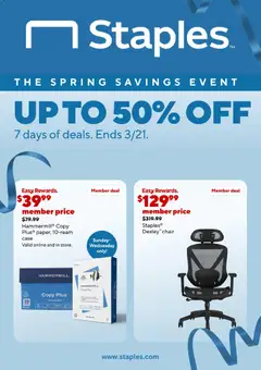 Preview of Staples weekly ads valid from 15.03.2026