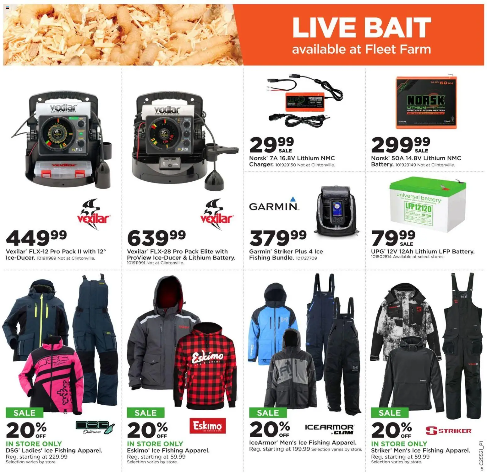 Mills Fleet Farm Weekly Ad - valid from 25.12.2025 | Page: 6 | Products: Battery, Bait