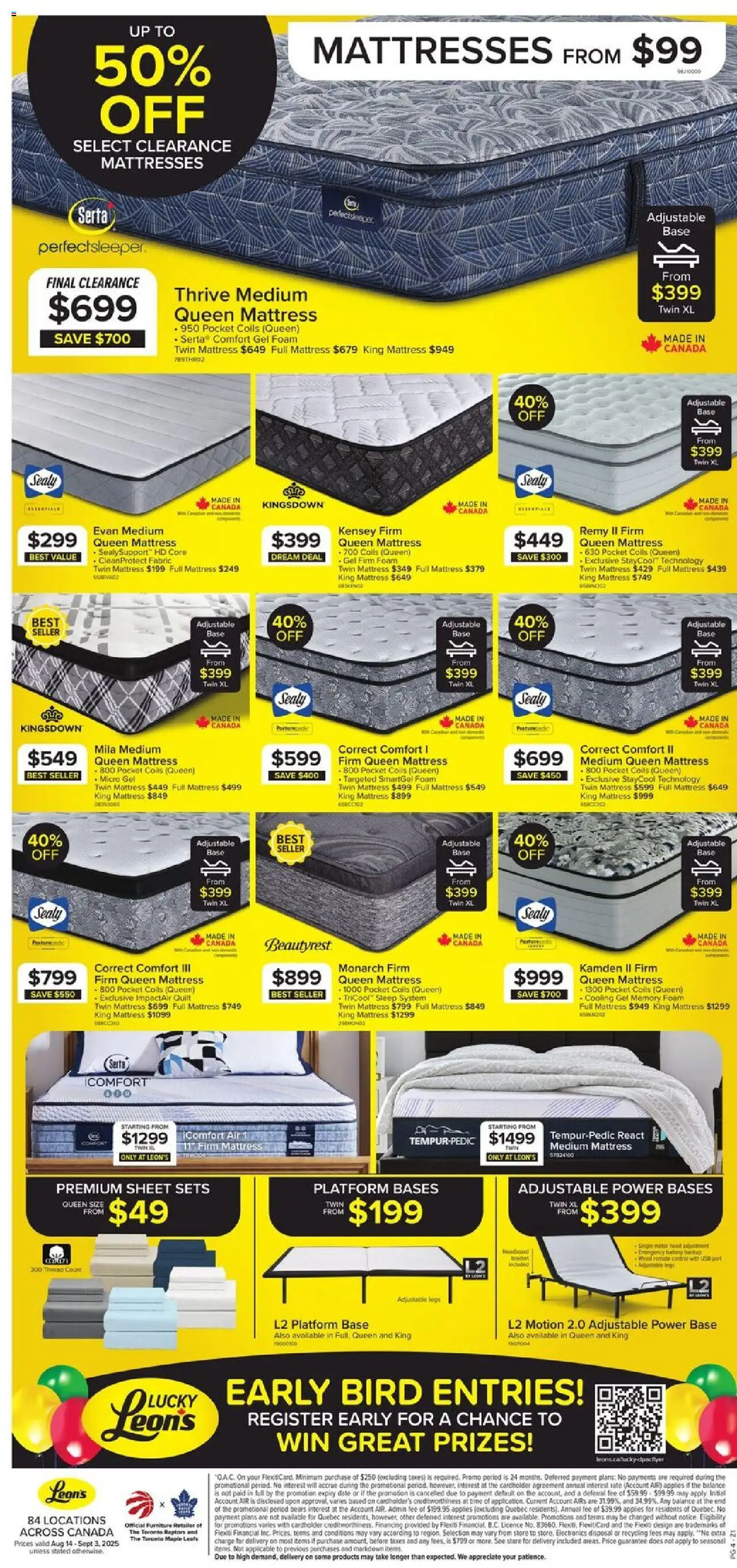 Leon's flyer valid from 14.08.2025 | Page: 4 | Products: Mattress