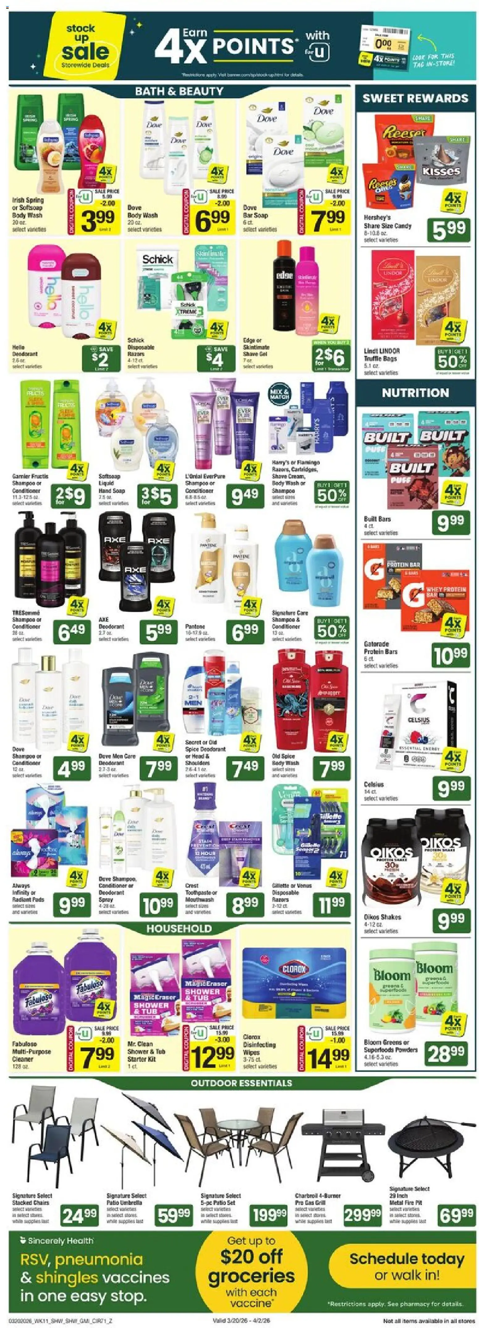 Shaw's Weekly Ad - NH - valid from 20.03.2026 | Page: 6 | Products: Shampoo, Conditioner, Bar Soap, Body Wash