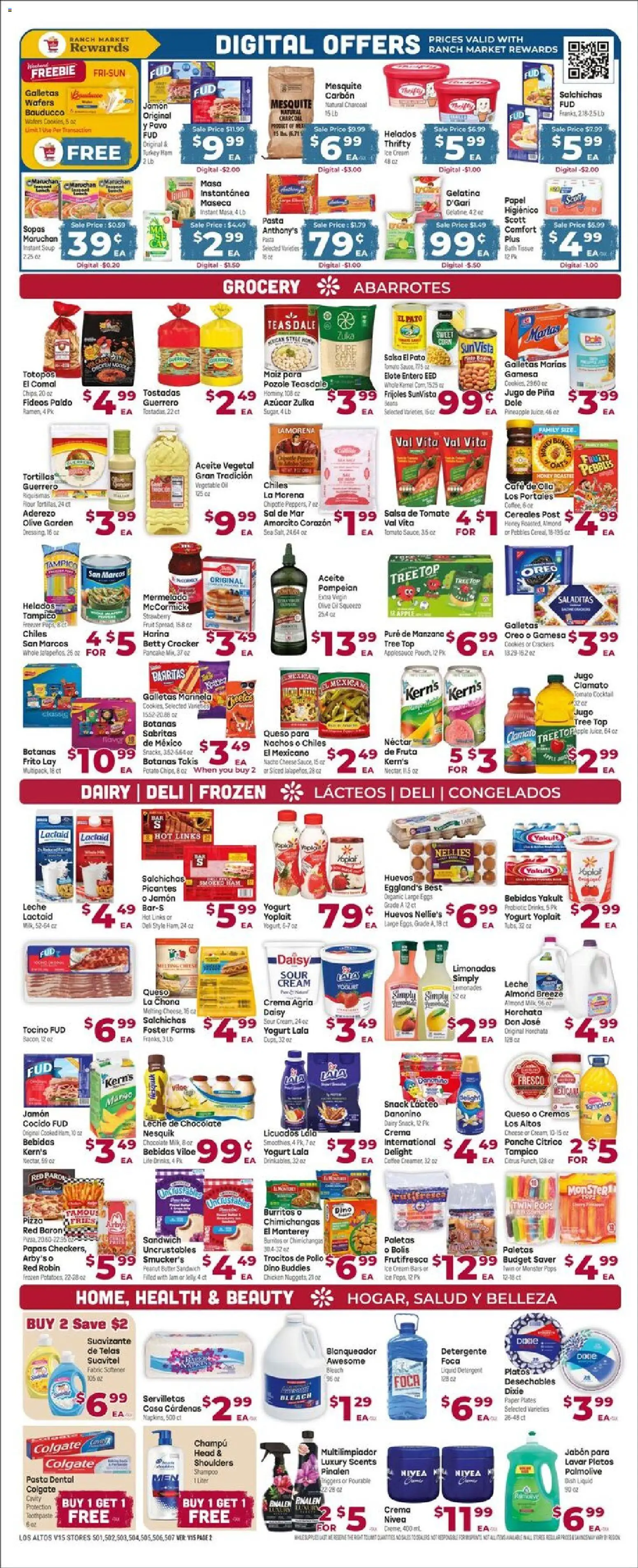 Cardenas Weekly Ad - AZ - valid from 15.04.2026 | Page: 2 | Products: Oil, Pasta, Potatoes, Sugar