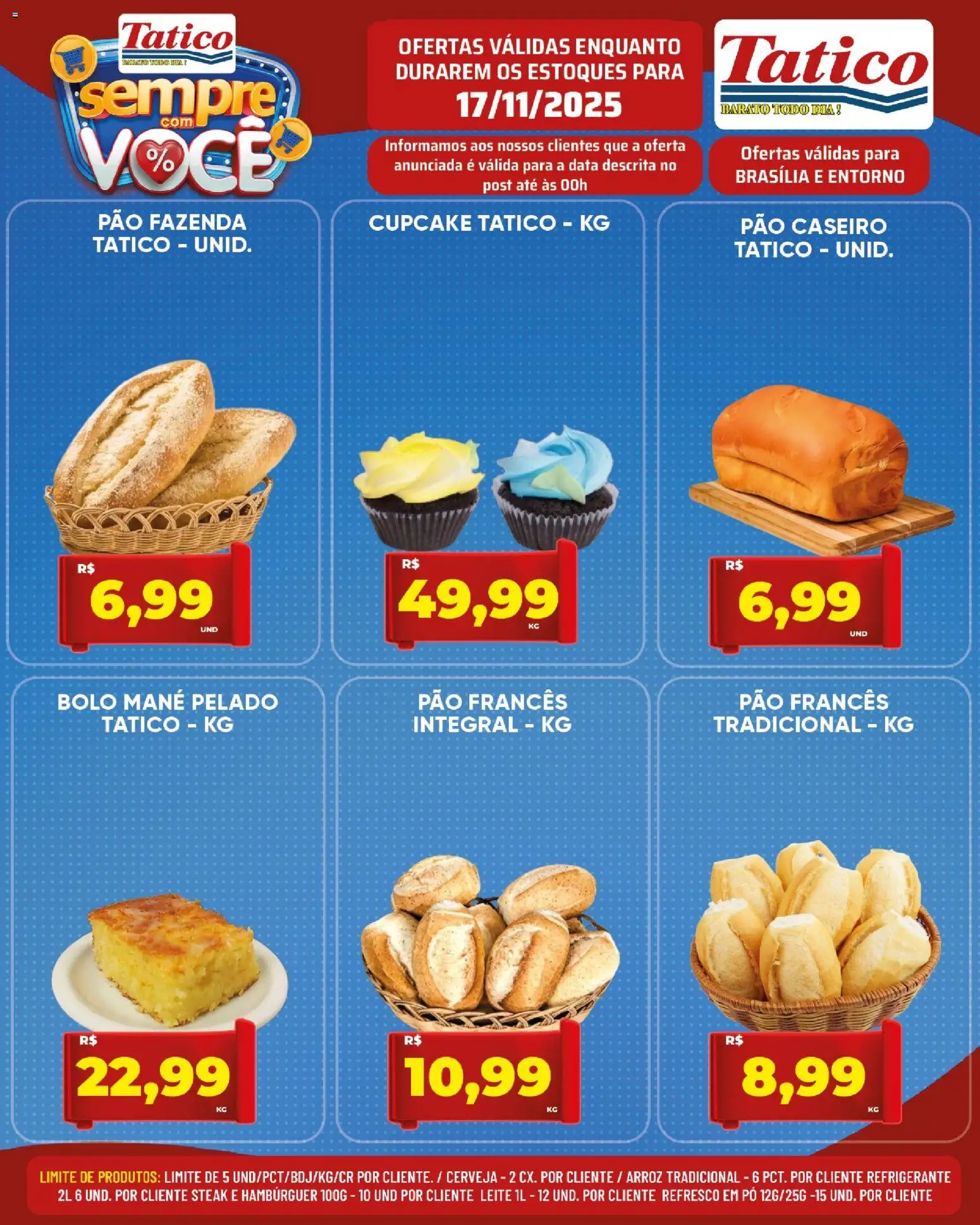 Tatico Folheto - válido de 17.11.2025 | Página: 11 | Produtos: Refresco, Cerveja, Hambúrguer, Refrigerante