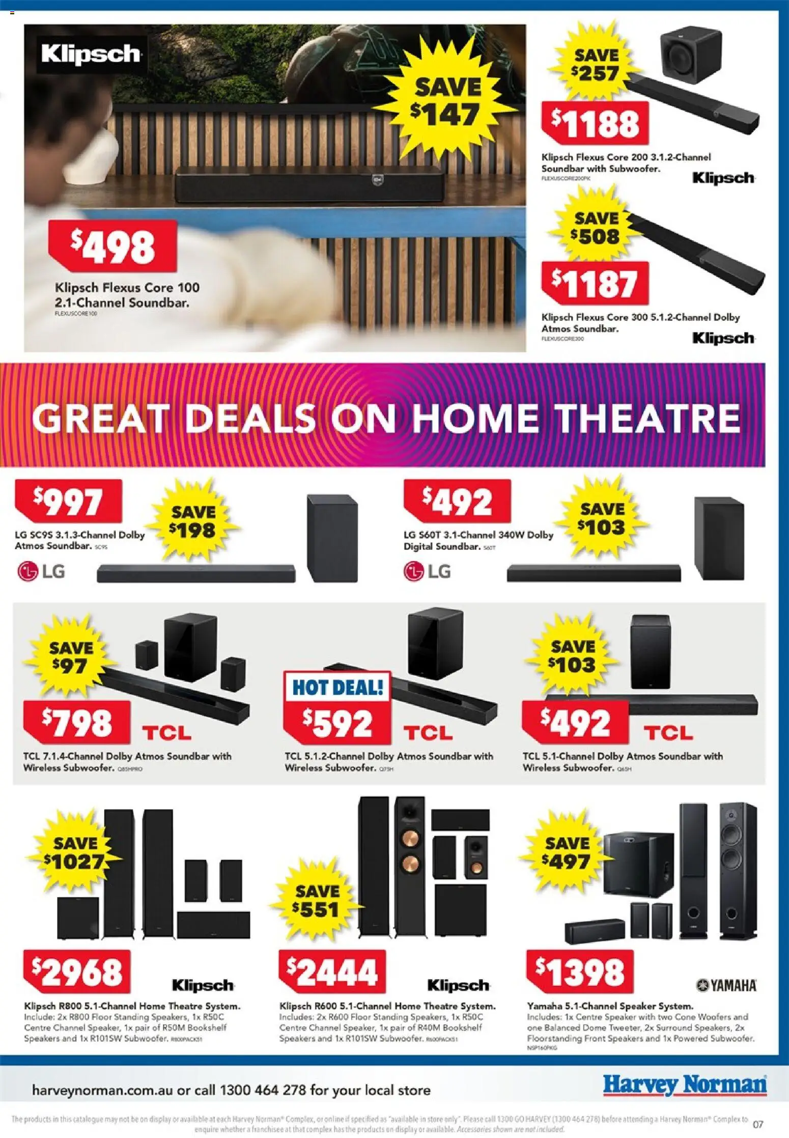 Harvey Norman catalogue - valid from 19.02.2026 | Page: 7 | Products: Bookshelf, Accessories, Digital, Speaker