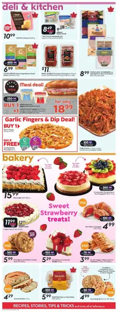 Safeway flyer valid from 17.07.2025 | Page: 11 | Products: Cream, Cookies, Bakery, Chicken