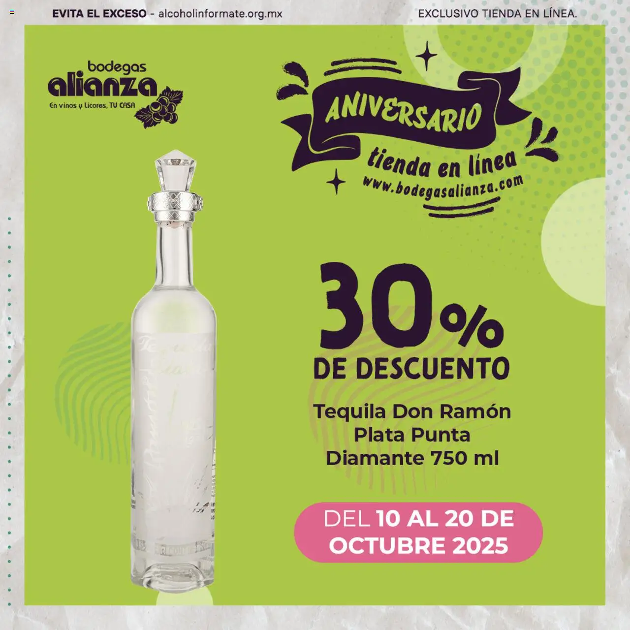 Nuevas ofertas de Bodegas Alianza válidas en toda la República Mexicana desde el 10.10.2025. ¡Encuentra las mejores ofertas en Bodegas Alianza - Catálogo Tequilas! | Página: 2 | Productos: Tequila