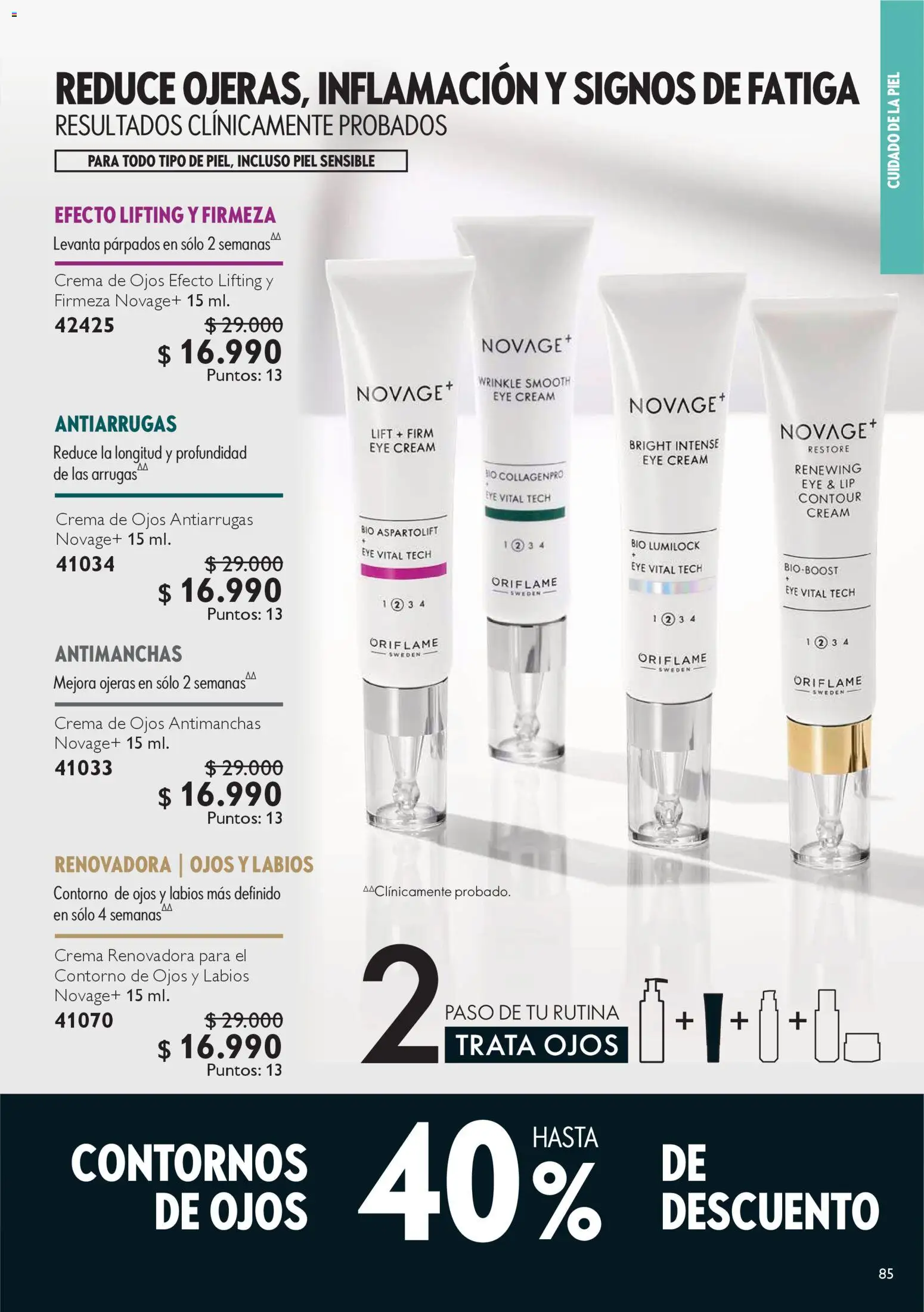 Oriflame catálogo │ válido desde el 06.12.2025 | Página: 85 | Productos: Contorno, Crema, Contorno de ojos