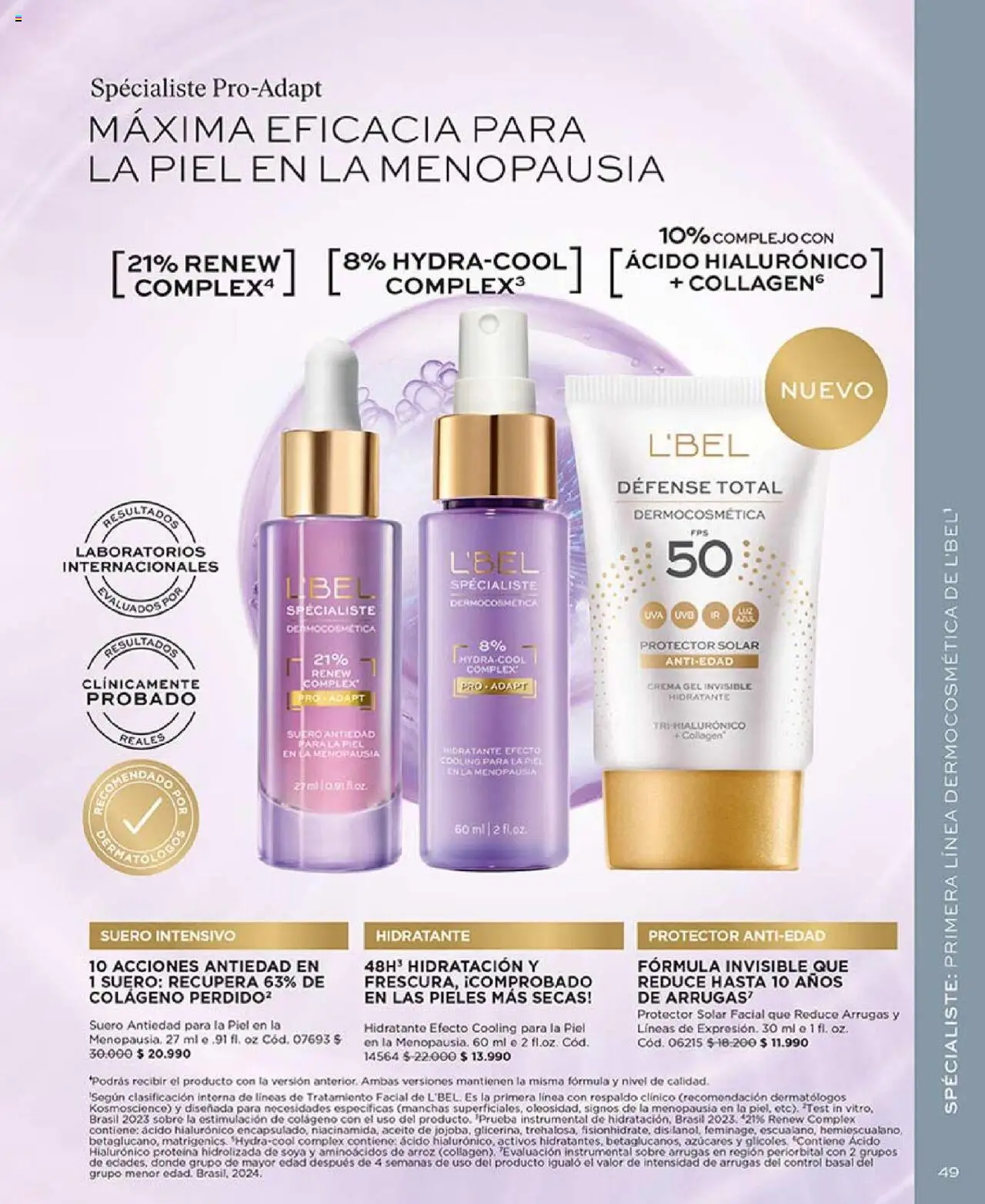 Catálogo L'Bel Campaña 13 │ válido desde el 29.07.2025 | Página: 49 | Productos: Protector solar, Sobre, Arroz, Aceite