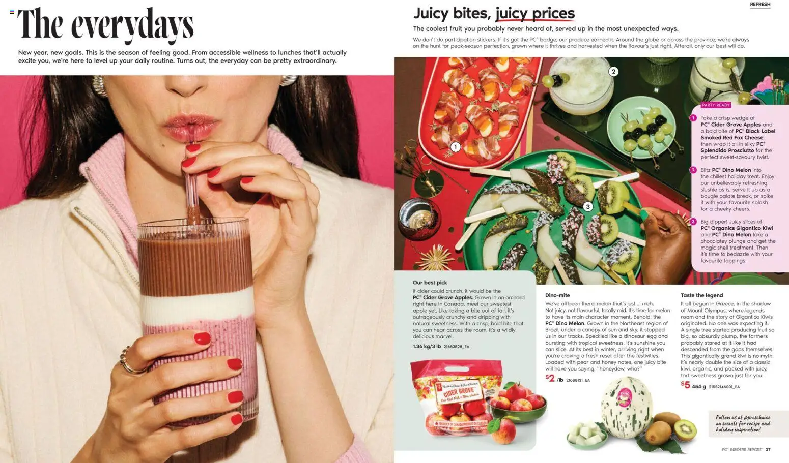 Fortinos flyer valid from 30.10.2025 | Page: 18 | Products: Kiwi, PC, Apples