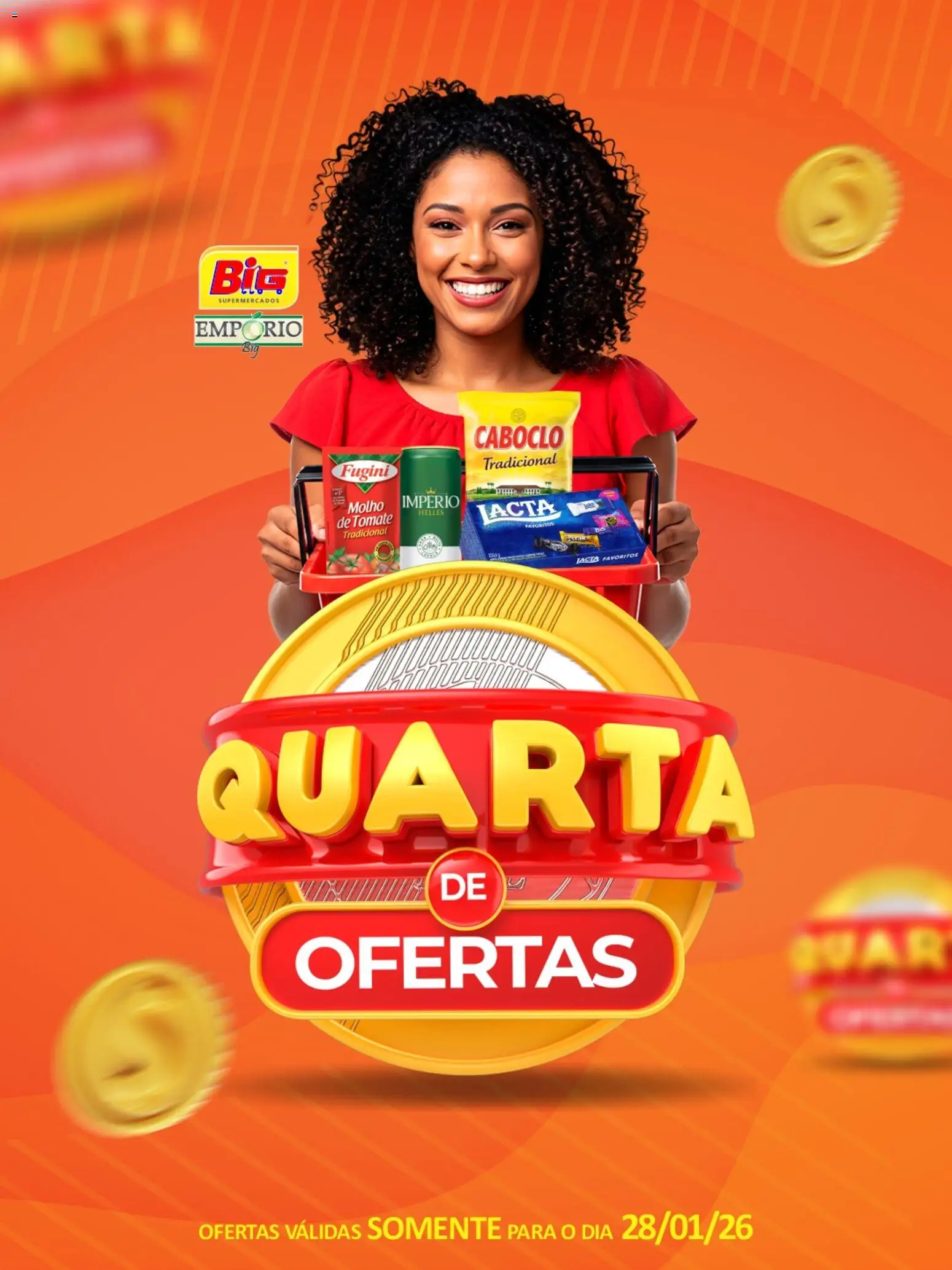 Big Supermercados Folheto - válido de 28.01.2026 | Página: 1