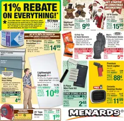 Preview of Menards weekly ads valid from 29.10.2025