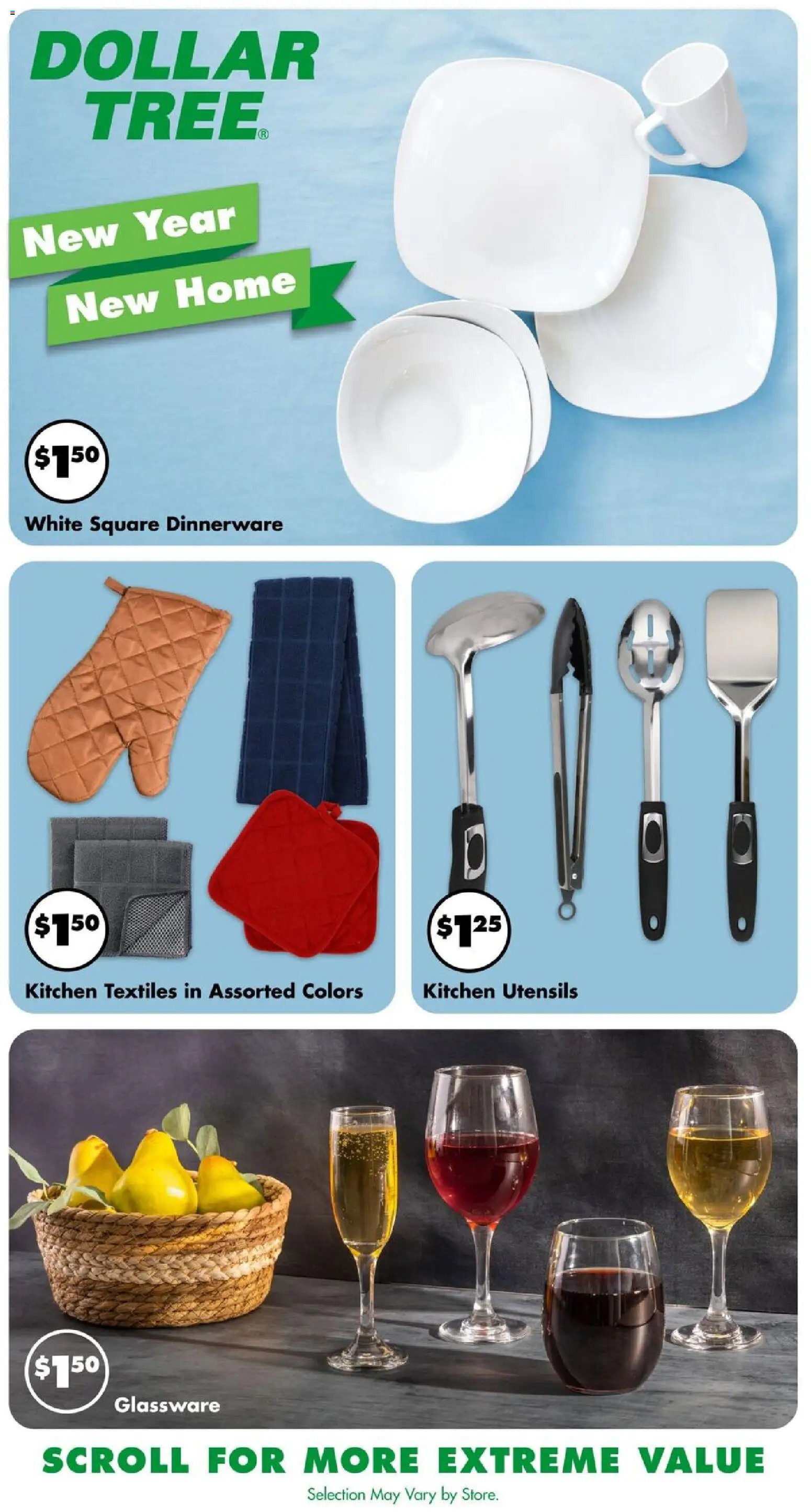 Dollar Tree Weekly Ad - valid from 01.01.2026 | Page: 1