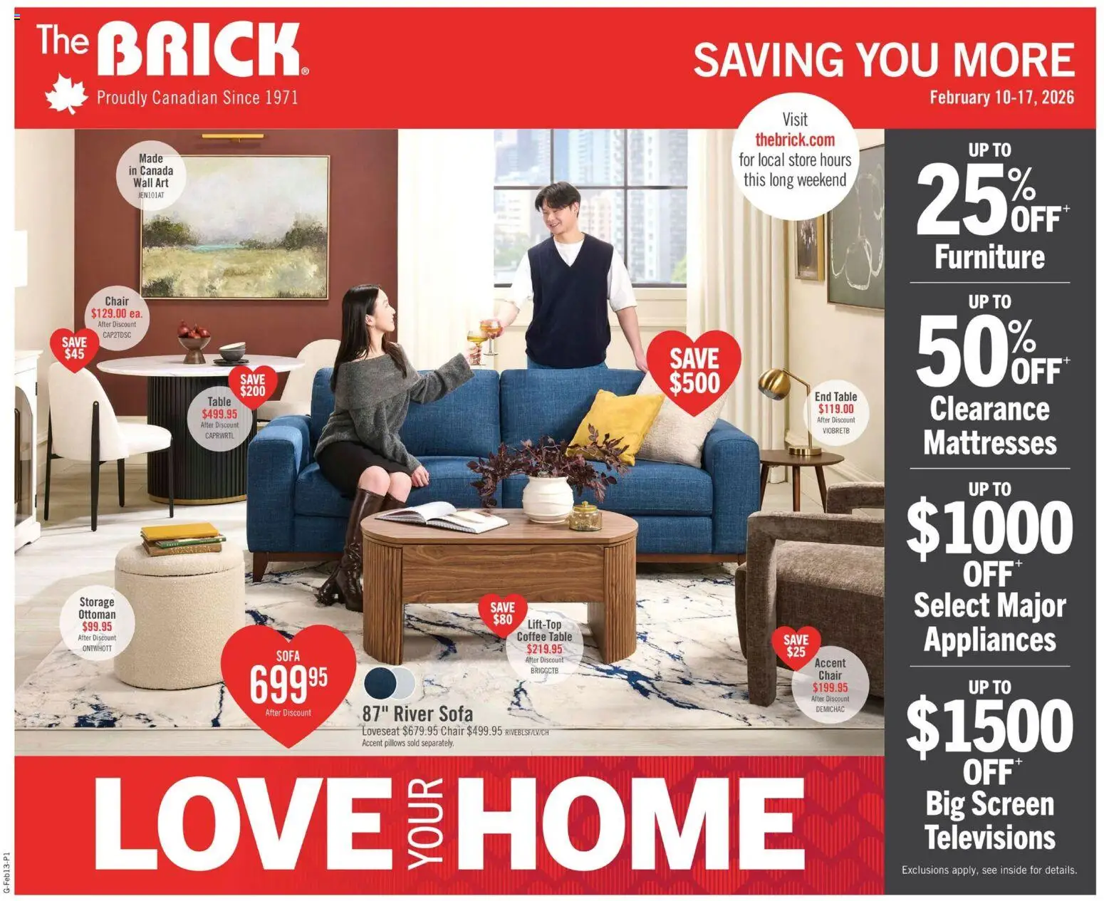 The Brick flyer valid from 10.02.2026 | Page: 1