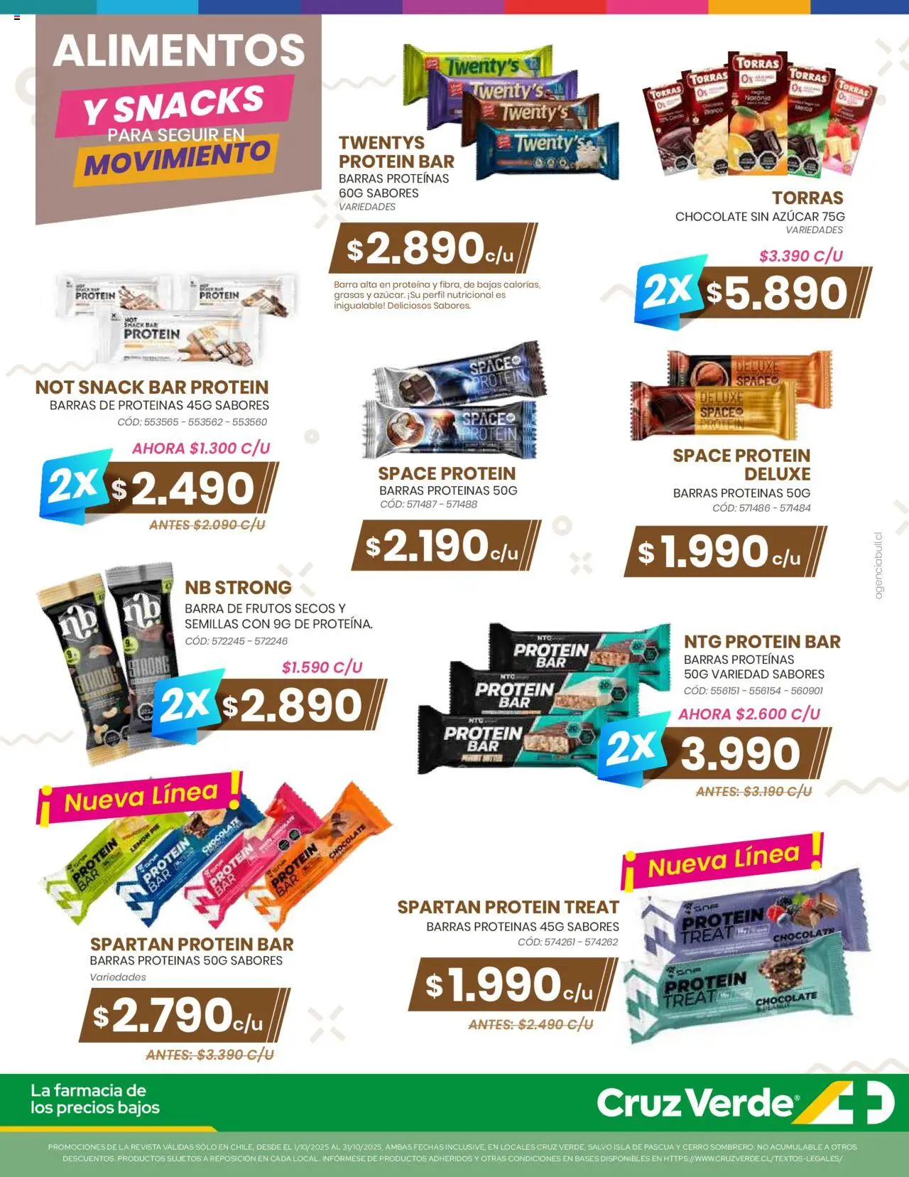 Bebestibles y Snacks Cruz Verde │ válido desde el 01.10.2025 | Página: 4 | Productos: Semillas, Perfil, Chocolate, Azucar