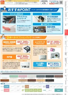 01.04.2026から有効なオファーを含む コーナン - 住宅設備機器・外壁・屋根工事カタログ | ページ: 53 | 製品: レンジフード, エコキュート, シャワー, 照明器具