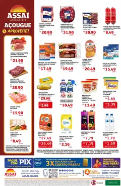 Encarte Assaí Atacadista - SP - Pré-Visualização do folheto da loja Assaí Atacadista, válido de 04.11.2025 | Página: 2 | Produtos: Queijo, Carne, Frango, Carne moída