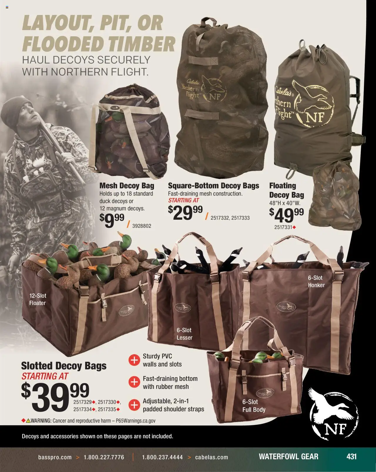 Cabela's Hunting Master 25 - valid from 11.08.2025 | Page: 431 | Products: Bag, Waterfowl
