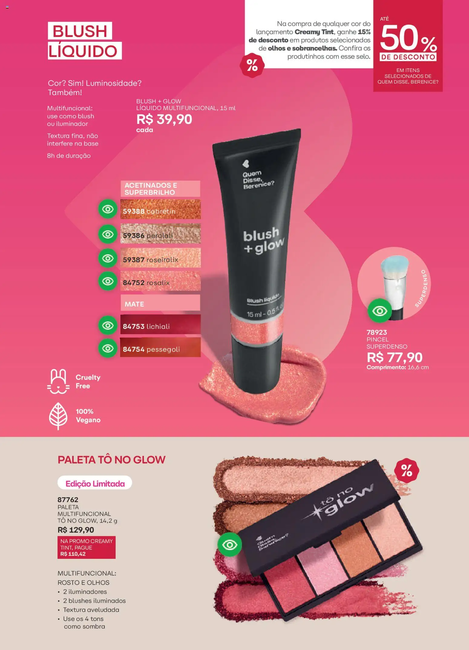 O Boticário Folheto - válido de 23.03.2026 | Página: 150 | Produtos: Pincel, Multifuncional, Base, Iluminador