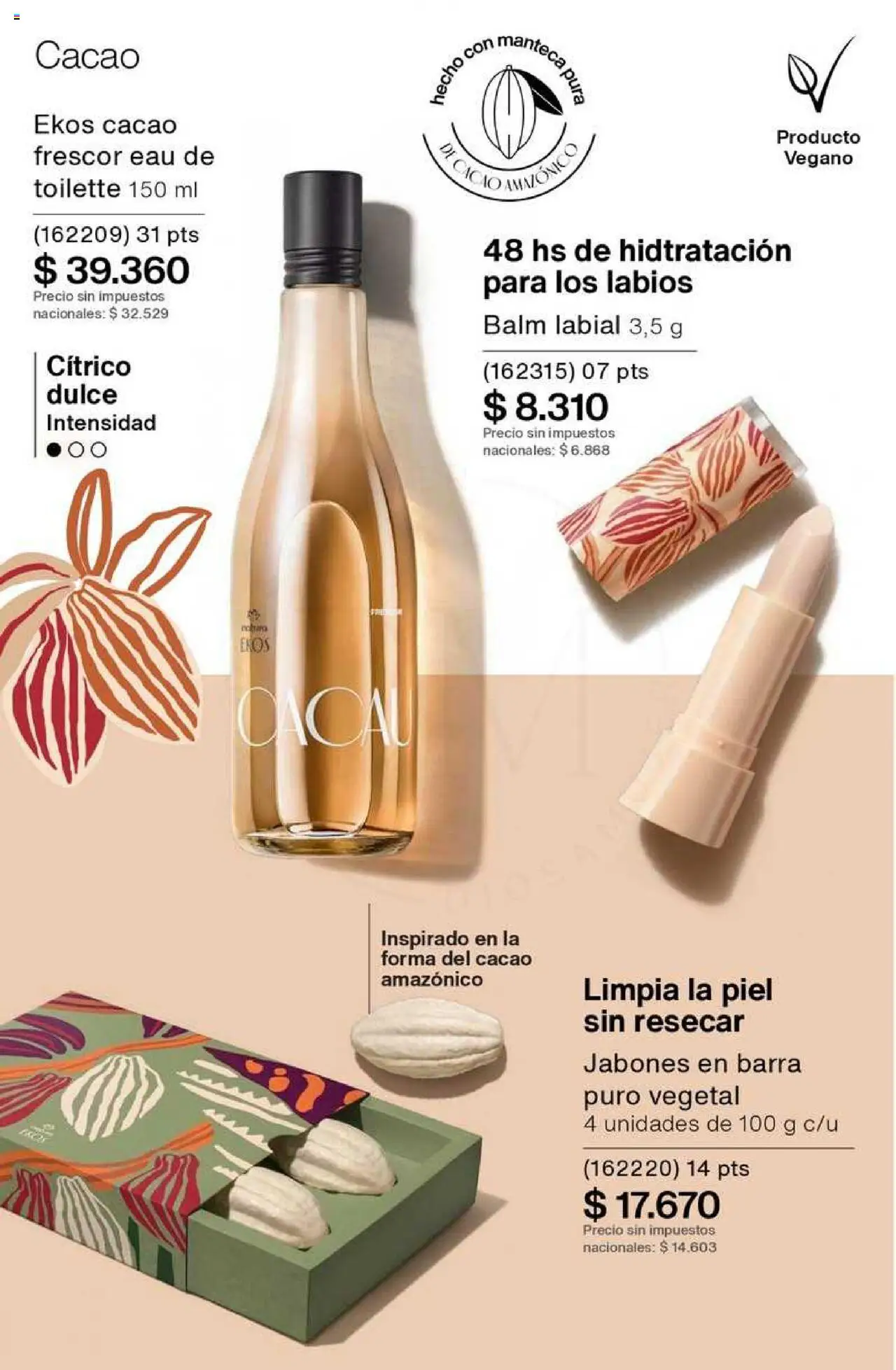 Catálogo Natura Ciclo 8 │ válido desde el 03.06.2025 | Página: 166 | Productos: Manteca, Cacao