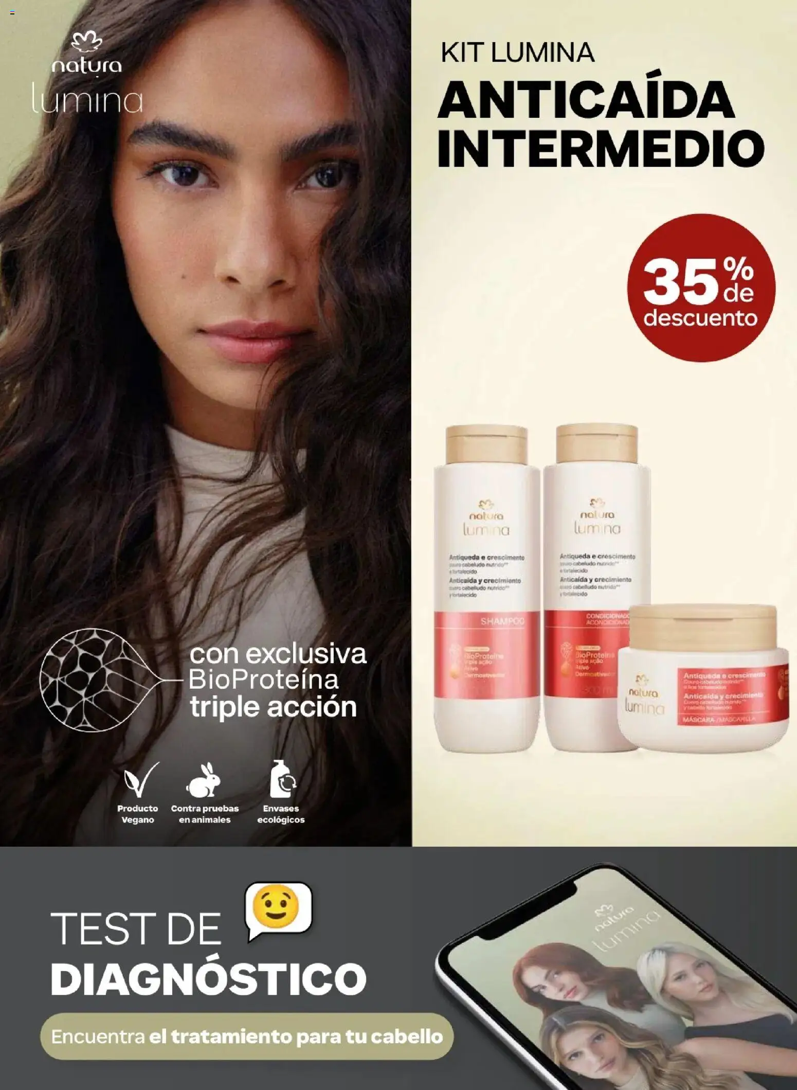 Catálogo Natura válido desde 31.03.2026 | Página: 127 | Productos: Máscara, Shampoo