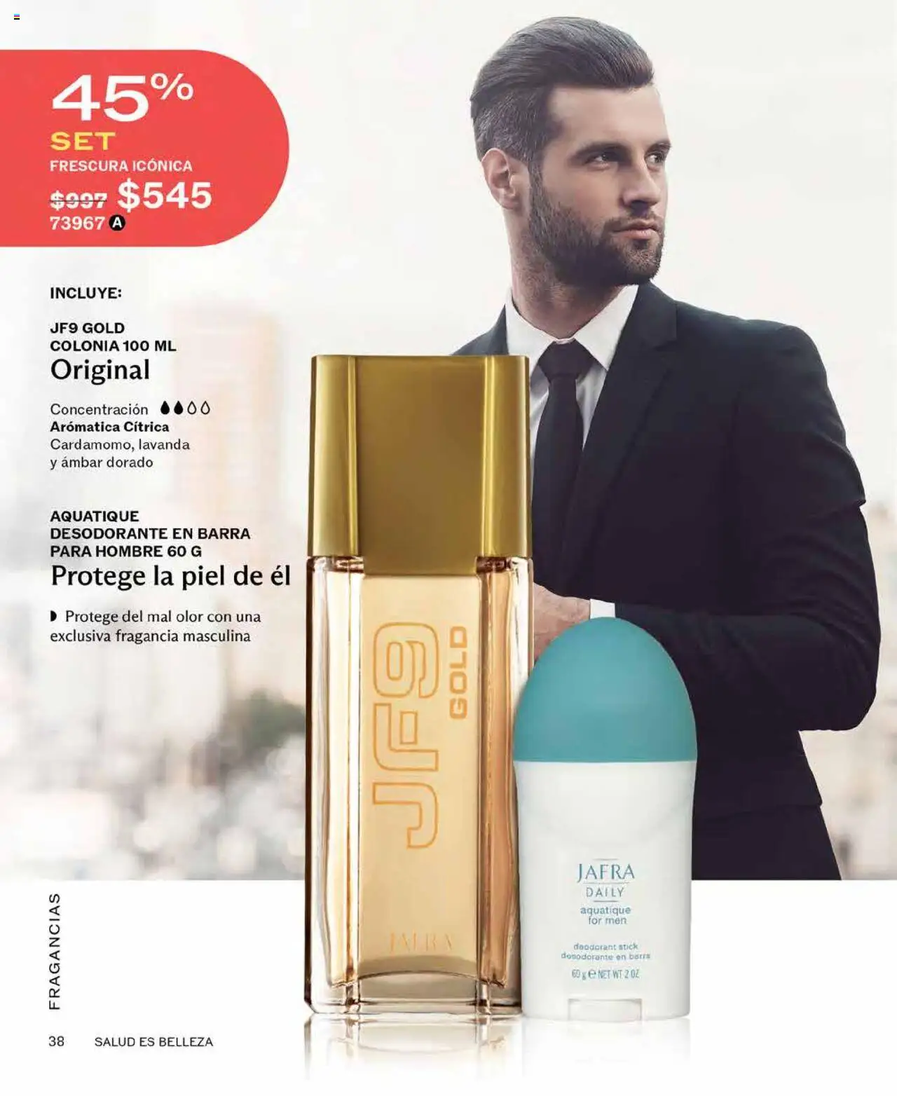 Nuevas ofertas de JAFRA válidas en toda la República Mexicana desde el 01.08.2025. ¡Encuentra las mejores ofertas en JAFRA - Catálogo! | Página: 38 | Productos: Desodorante, Barra, Fragancia
