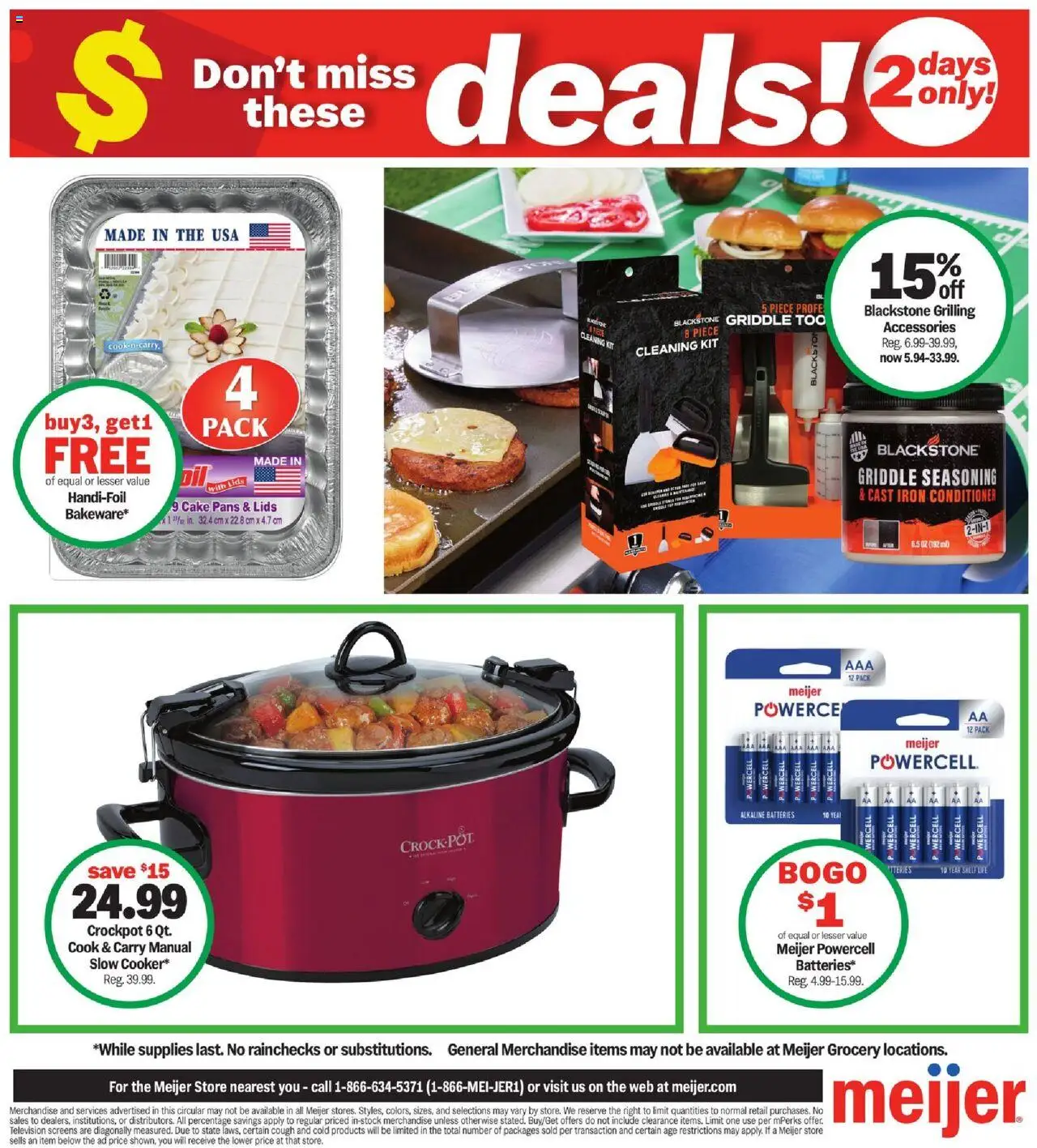 Meijer Super Sale - valid from 03.10.2025 | Page: 4 | Products: Shelf, Griddle, Conditioner, Iron