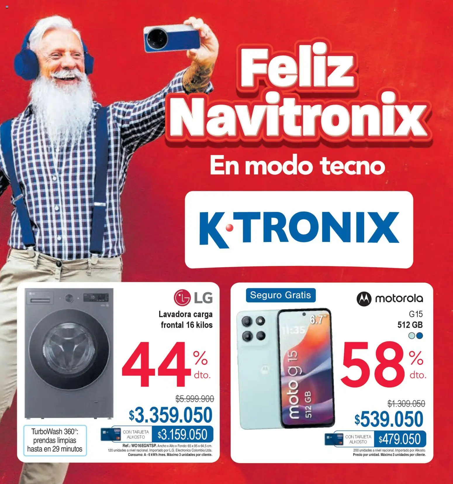 Ktronix revista - valida desde el 08.12.2025 | Página: 1 | Productos: Lavadora