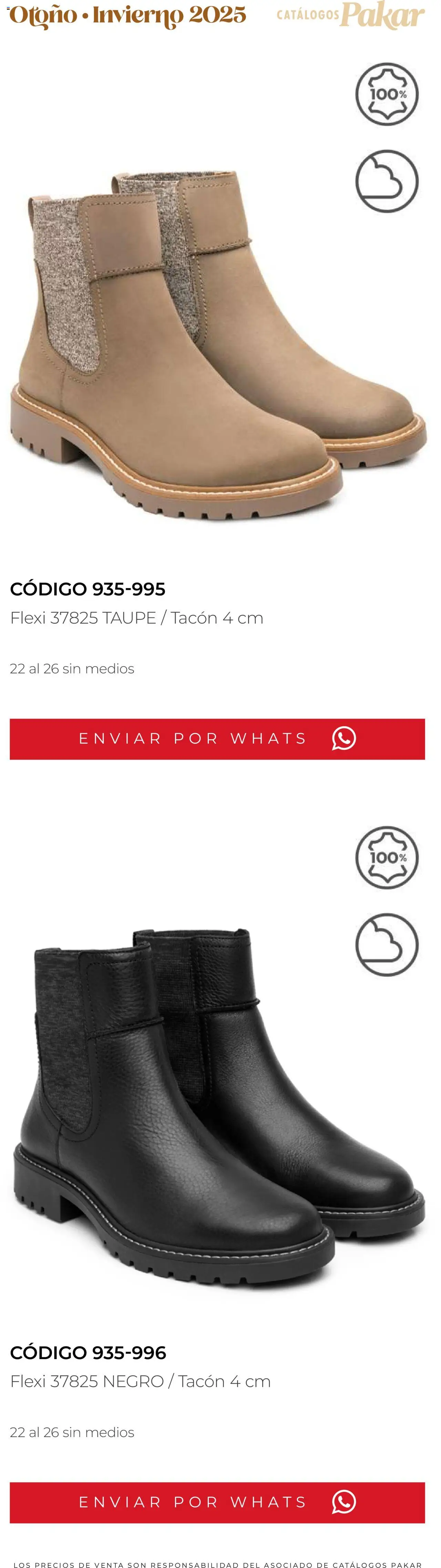 Nuevas ofertas de SC Pakar válidas en toda la República Mexicana desde el 10.10.2025. ¡Encuentra las mejores ofertas en SC Pakar - Catálogo Flexi otoño / invierno! | Página: 25