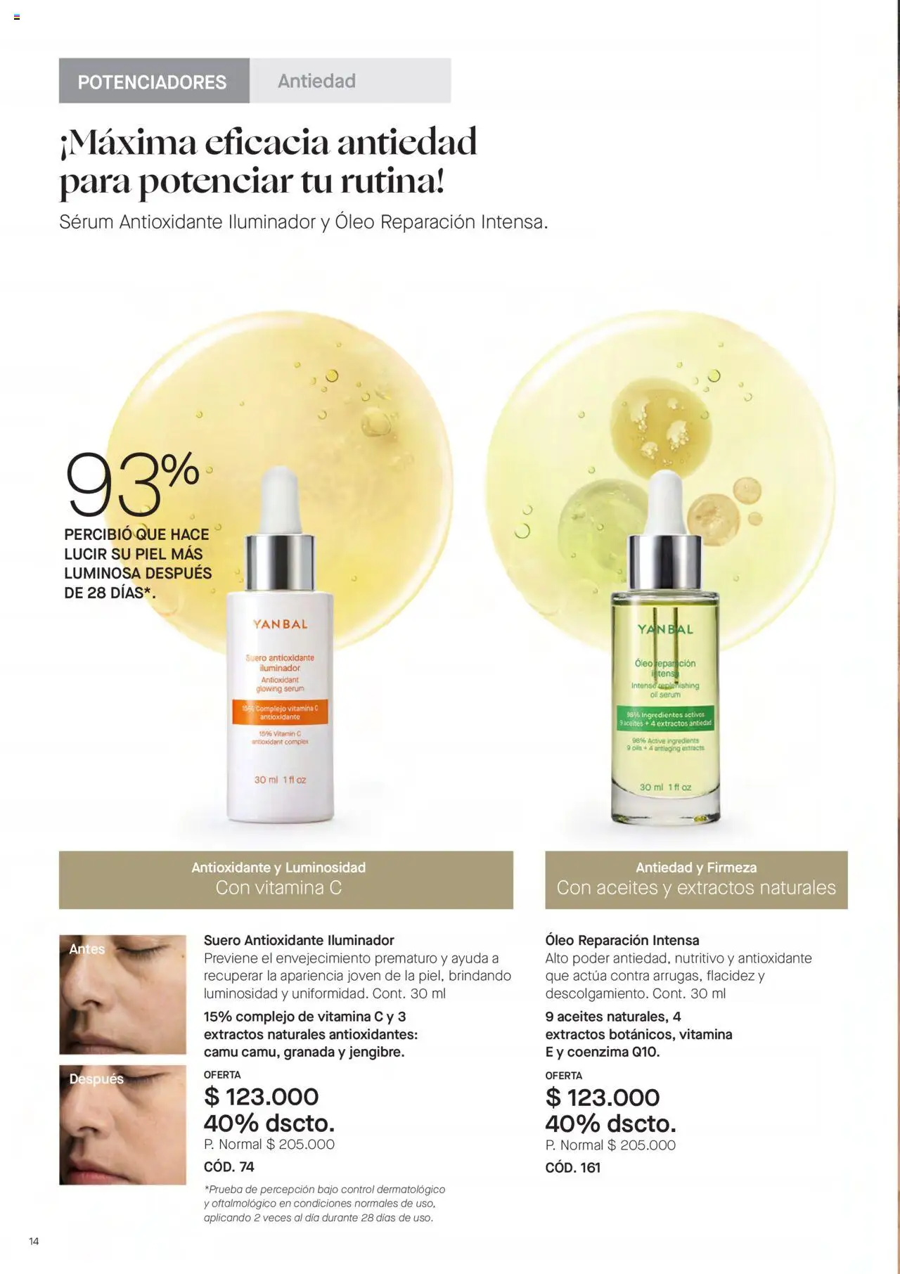 Yanbal revista - valida desde el 21.06.2025 | Página: 14 | Productos: Crema, Top