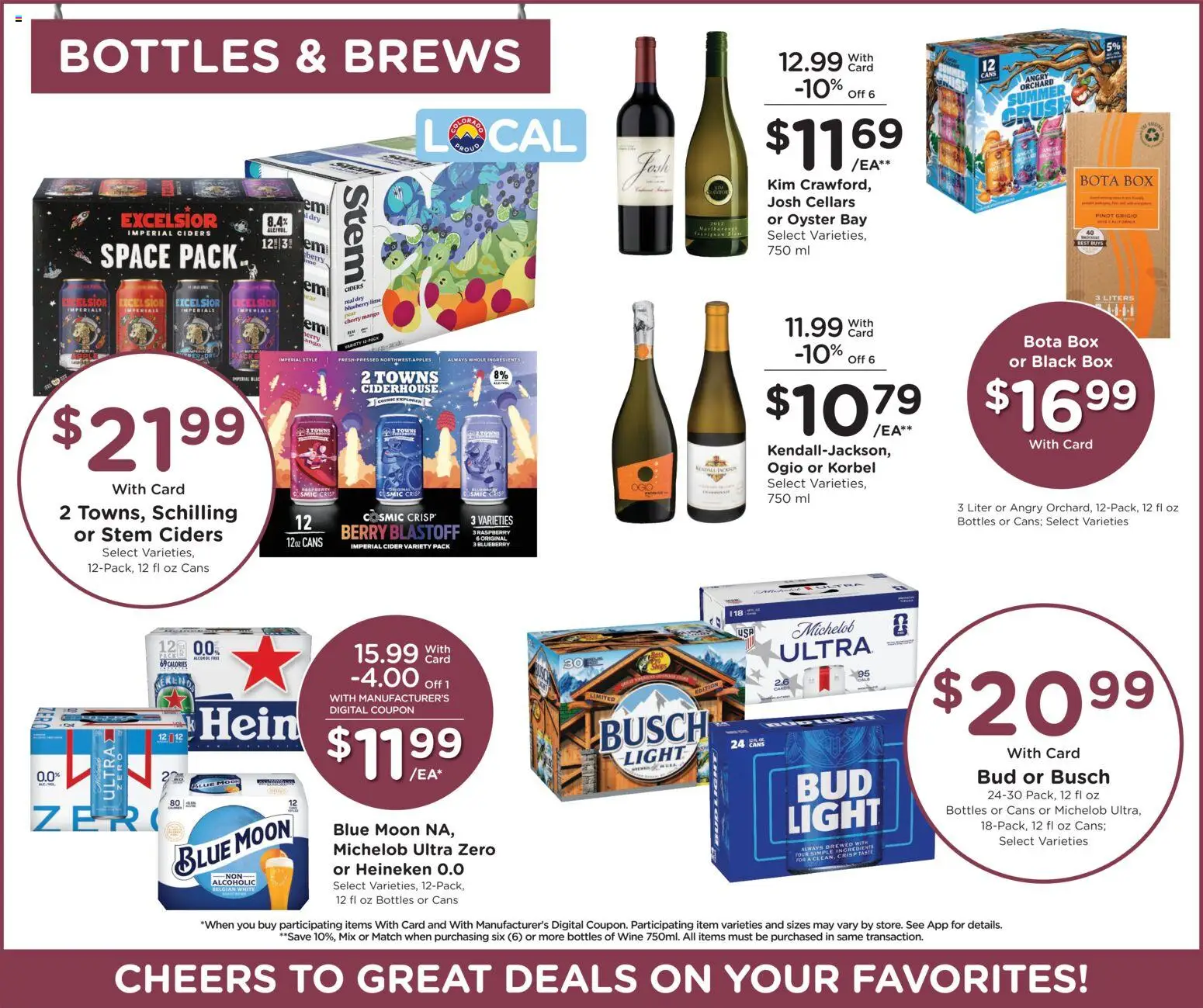 King Soopers Weekly Ad - valid from 01.04.2026 | Page: 14 | Products: Cider, Wine, Mango, Lime