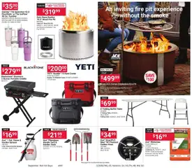 ACE Hardware Corporate Ad - AZ - valid from 27.08.2025 | Page: 5 | Products: Table, Griddle, Stove