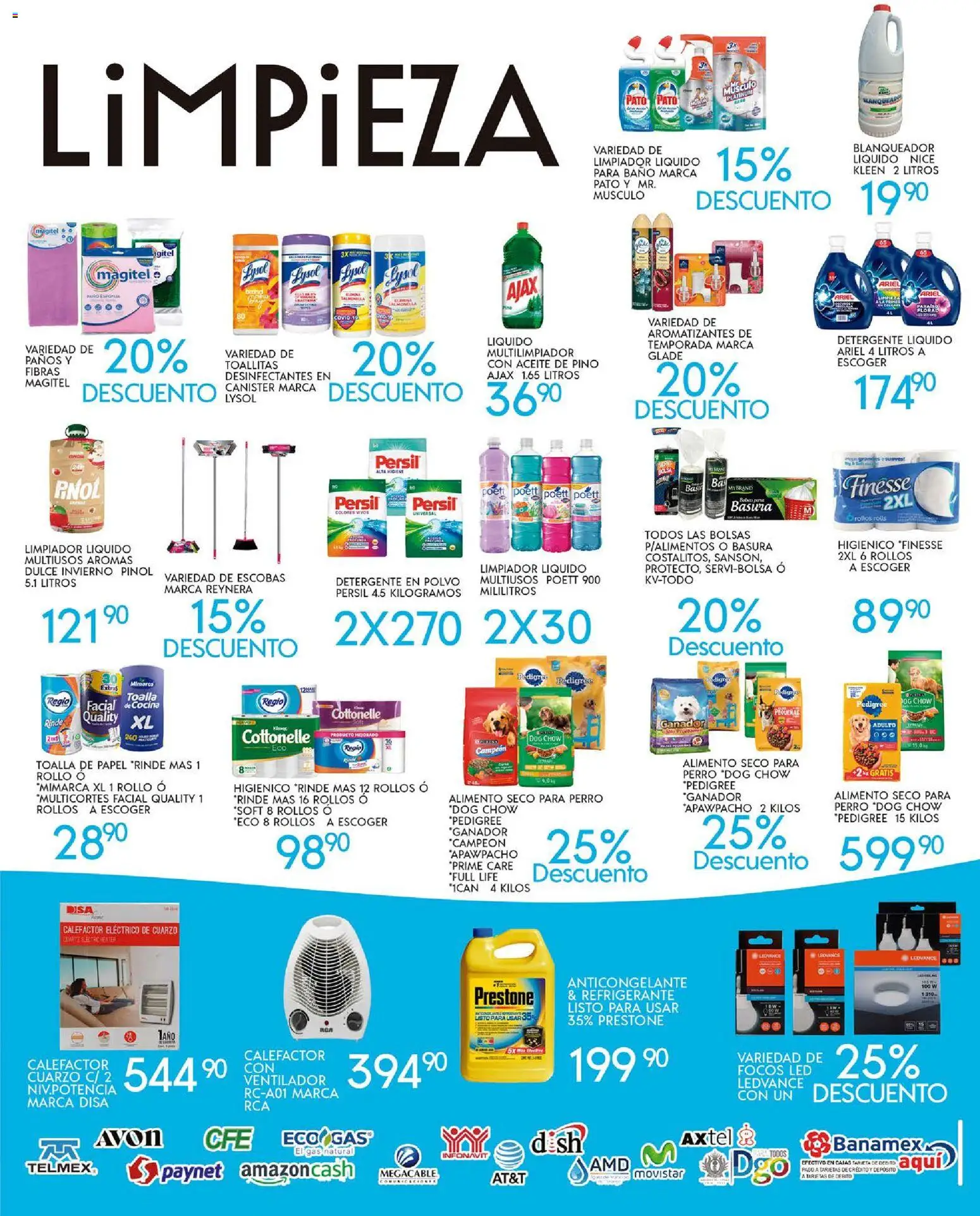 Nuevas ofertas de Alsuper válidas en toda la República Mexicana desde el 04.11.2025. ¡Encuentra las mejores ofertas en Alsuper folleto Durango! | Página: 5 | Productos: Aceite, Limpiador, Toalla, Cocina