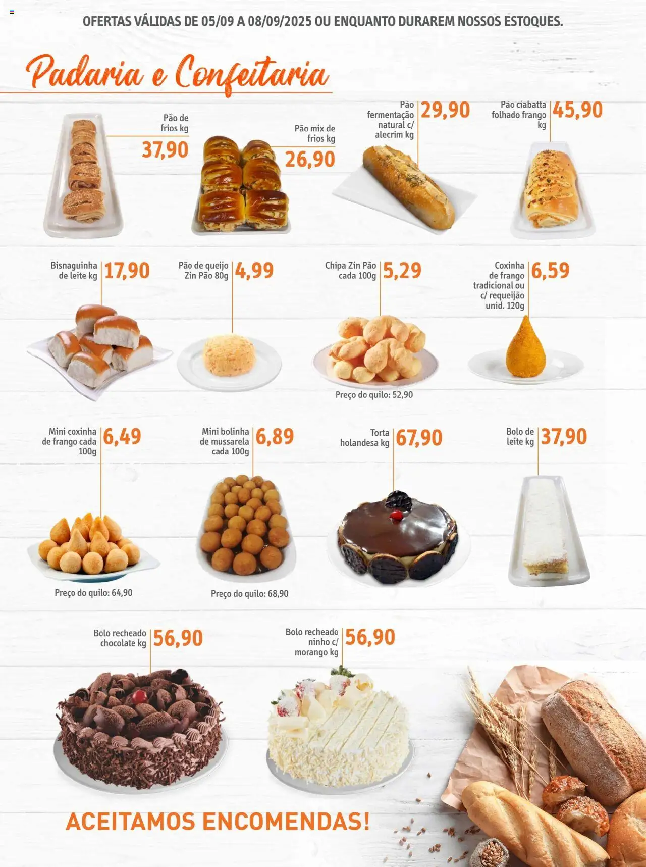 Sonda Folheto - válido de 05.09.2025 | Página: 4 | Produtos: Leite, Pão, Chocolate, Frango