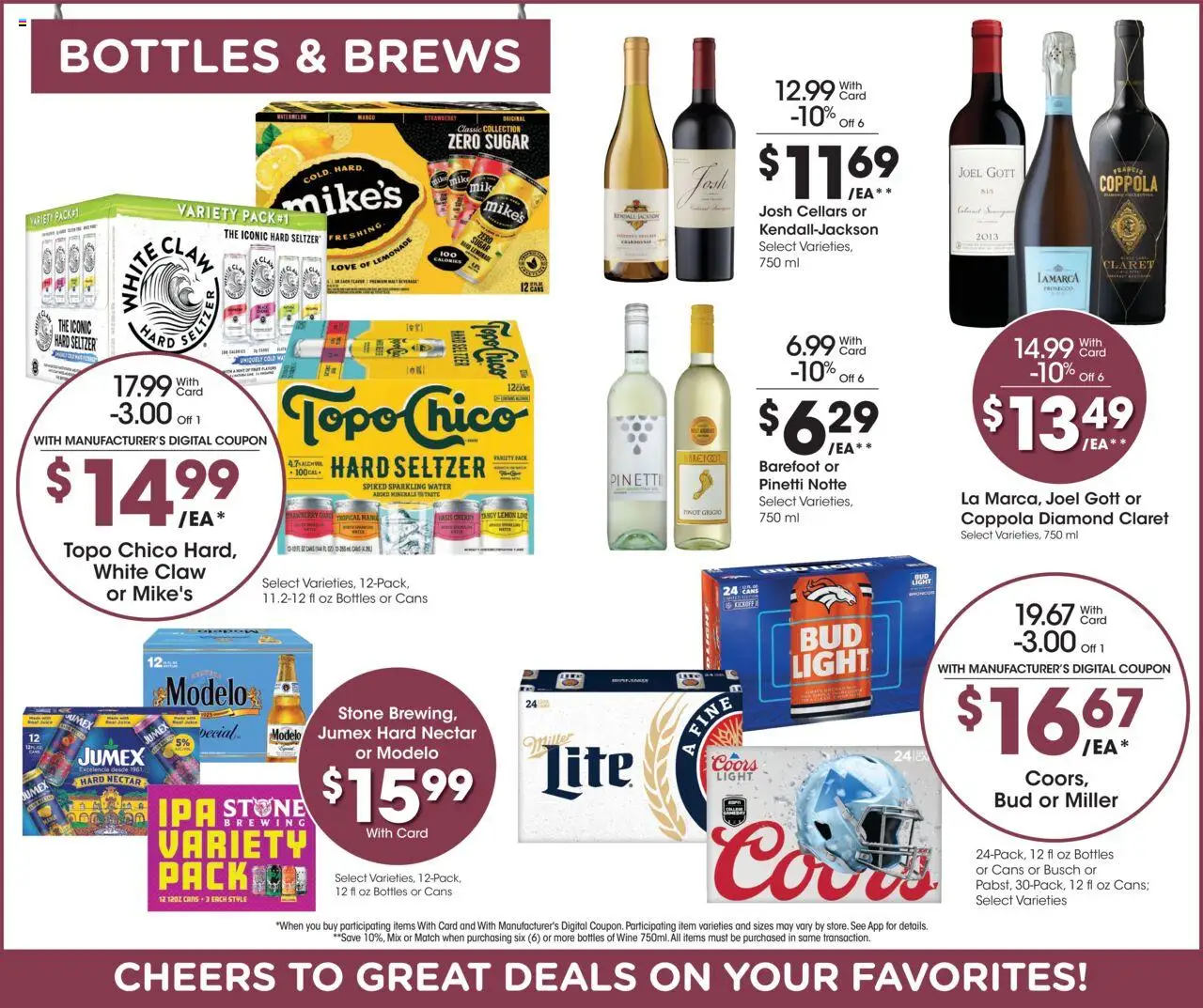King Soopers Weekly Ad - CO - valid from 20.08.2025 | Page: 13 | Products: Wine, Water, Lemon, Watermelon