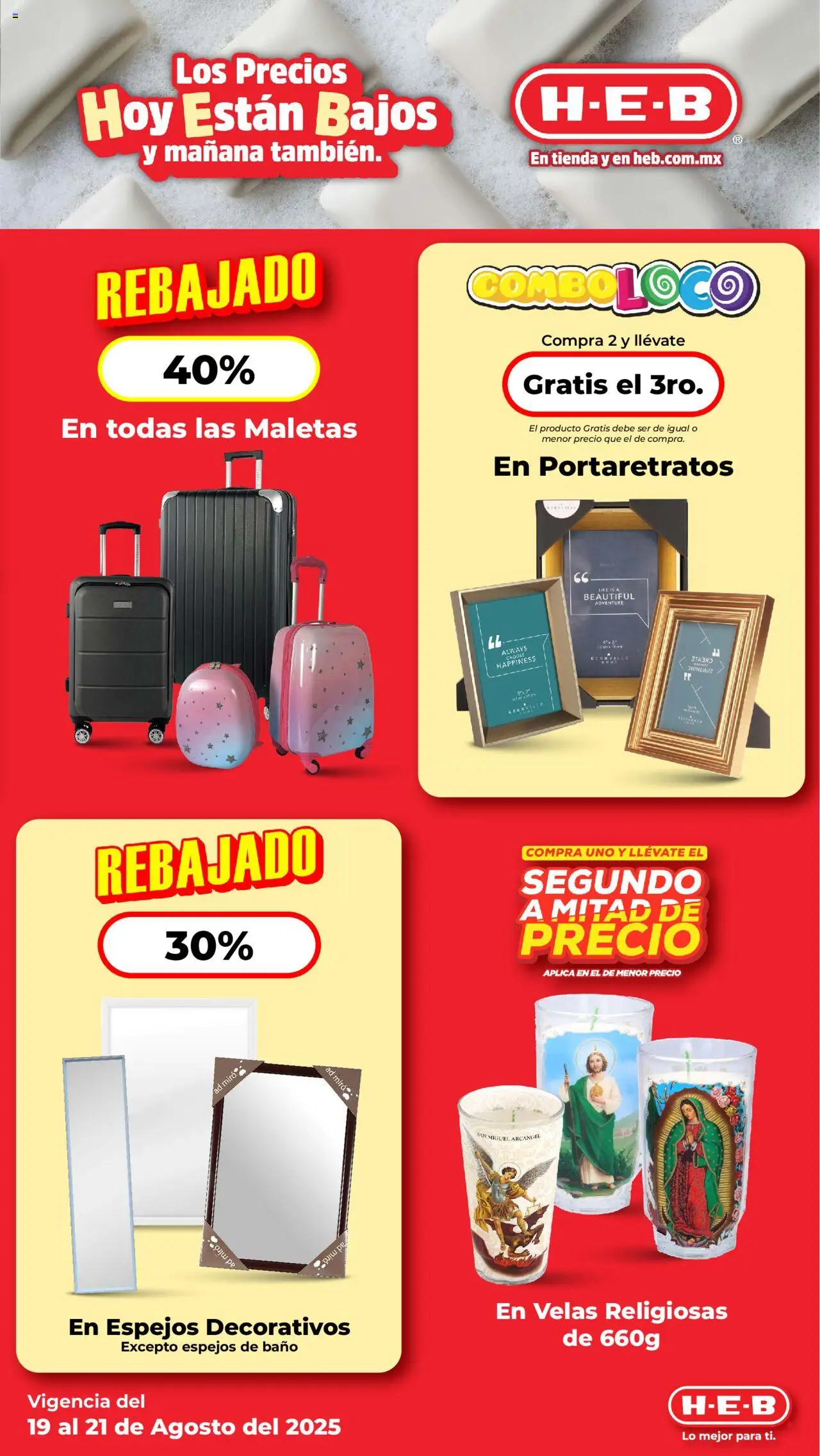 Nuevas ofertas de H-E-B válidas en toda la República Mexicana desde el 19.08.2025. ¡Encuentra las mejores ofertas en H-E-B folleto! | Página: 17 | Productos: Baño