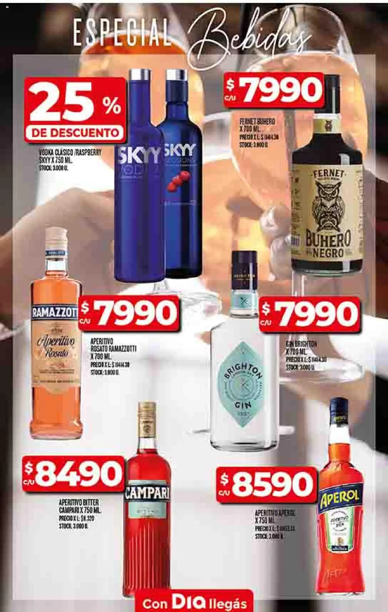 Supermercado DIA Ofertas │ válido desde el 18.06.2025 | Página: 52 | Productos: Vodka, Fernet