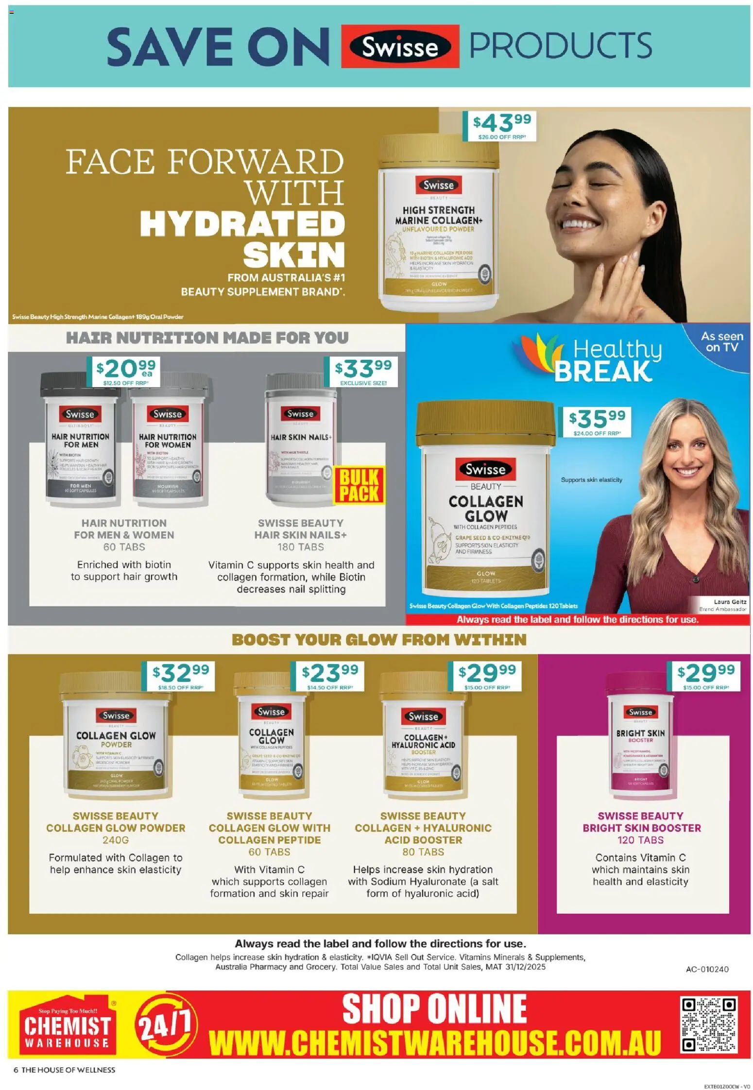 Chemist Warehouse catalogue - valid from 09.04.2026 | Page: 6 | Products: Powder, Milk, Collagen, Vitamin