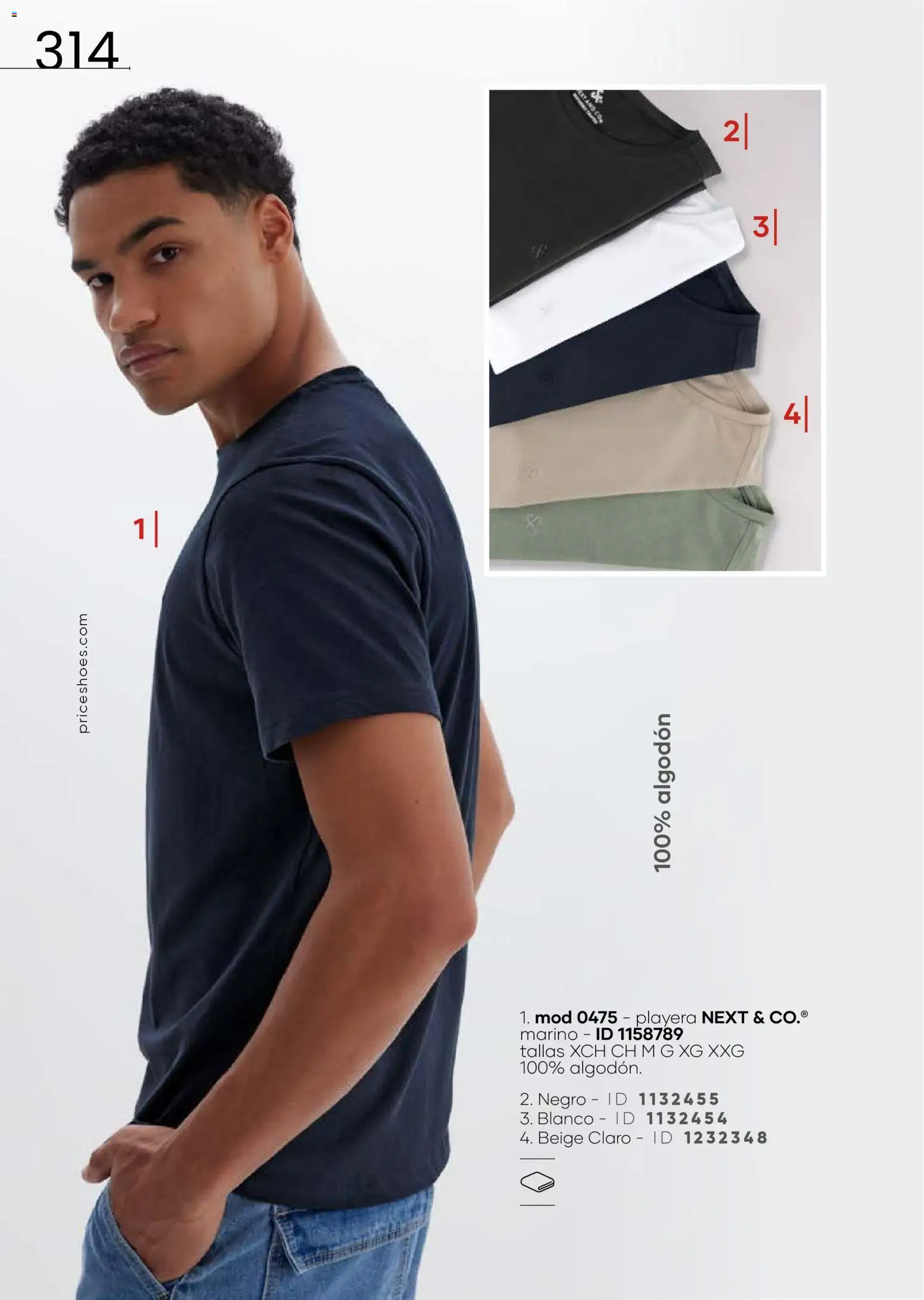 Nuevas ofertas de Price Shoes válidas en toda la República Mexicana desde el 27.11.2025. ¡Encuentra las mejores ofertas en Price Shoes catálogo Cierre De Temporada ! | Página: 314 | Productos: Algodón, Playera