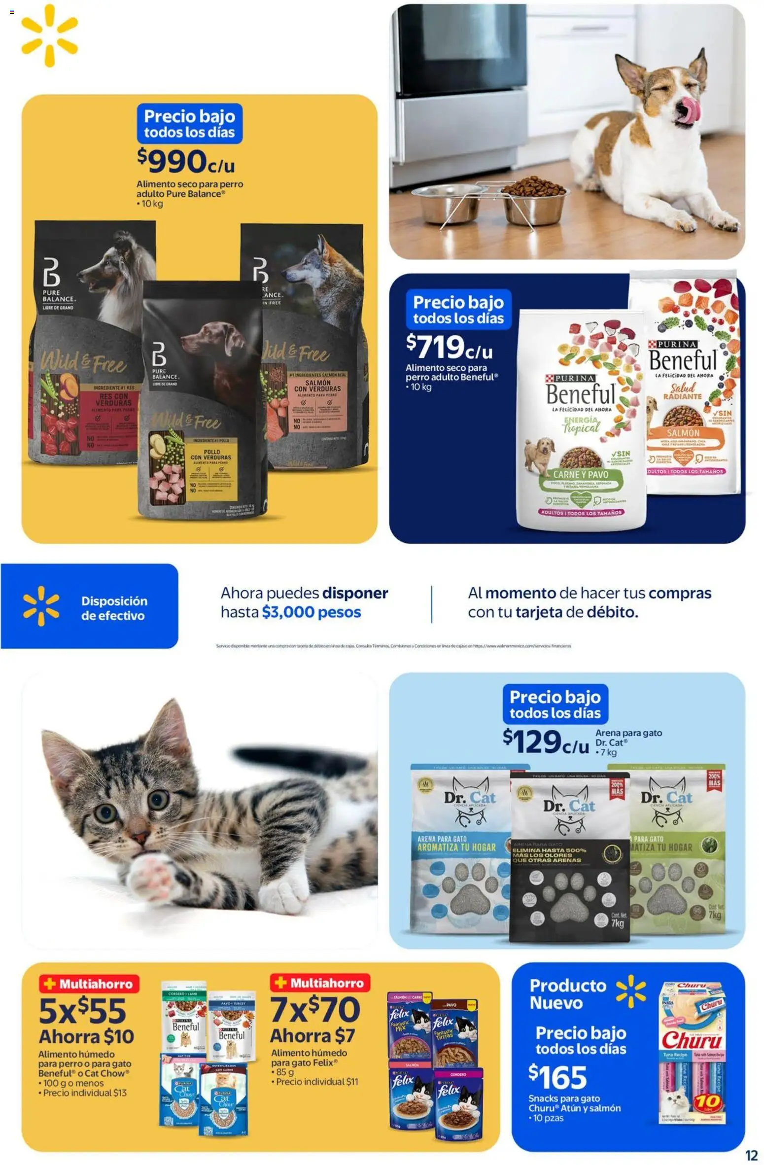 Nuevas ofertas de Walmart válidas en toda la República Mexicana desde el 01.01.2026. ¡Encuentra las mejores ofertas en Walmart folleto! | Página: 12 | Productos: Pollo, Atún, Res, Radiante
