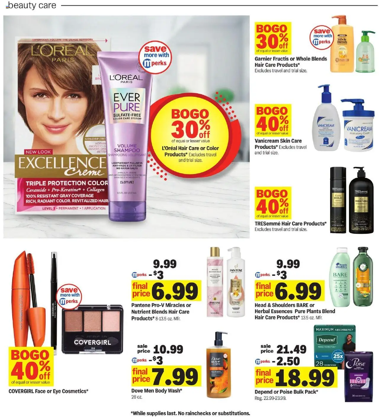 Meijer Weekly Ad - valid from 08.10.2025 | Page: 26 | Products: Shampoo, Cream, Underwear