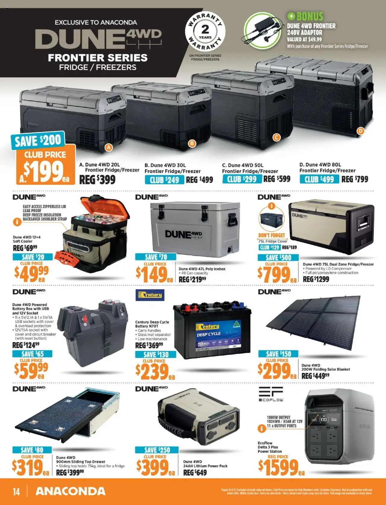 Anaconda catalogue - valid from 11.08.2025 | Page: 14 | Products: Box, Battery, Adaptor, Usb