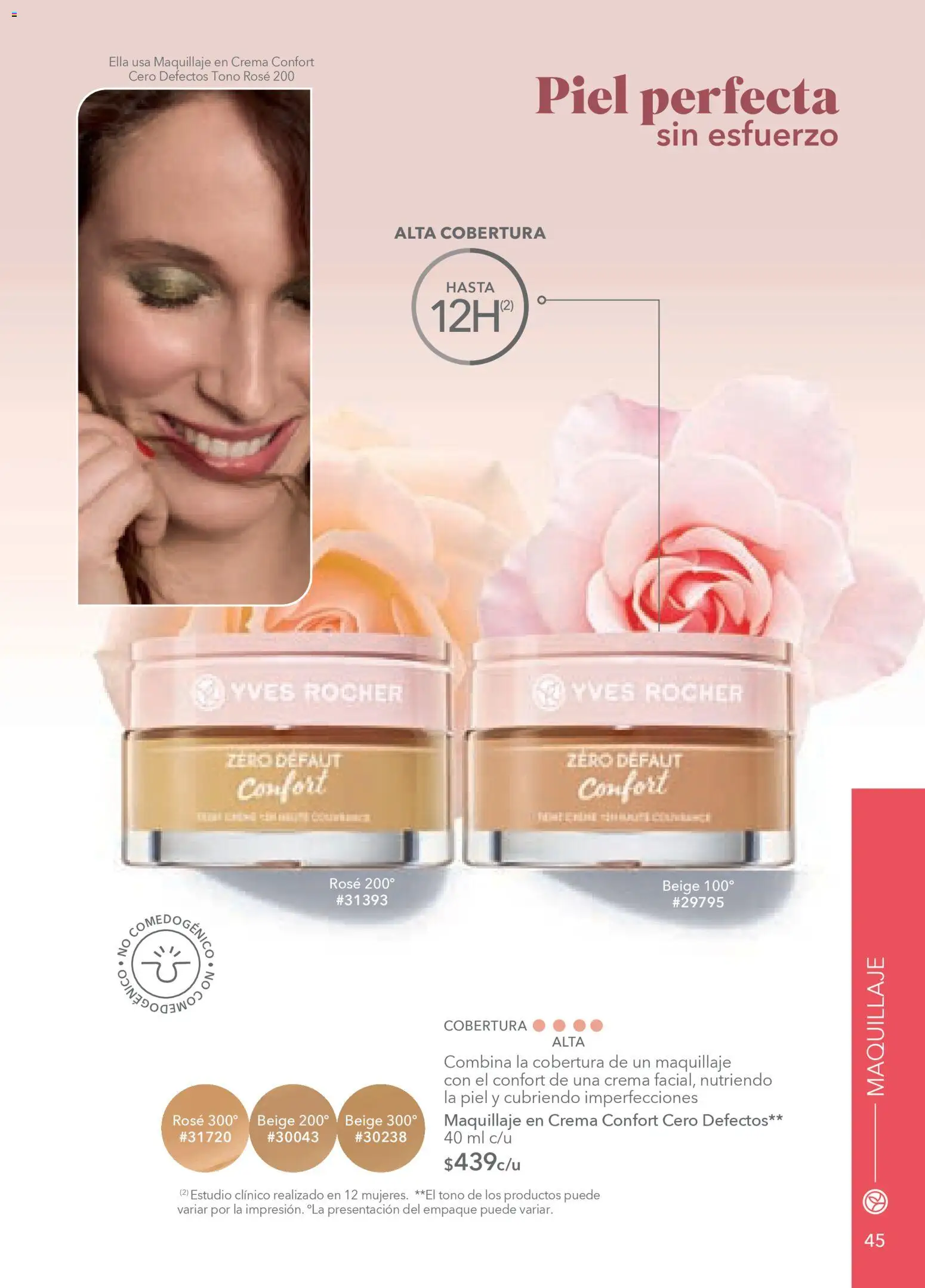 Nuevas ofertas de Yves Rocher válidas en toda la República Mexicana desde el 24.03.2026. ¡Encuentra las mejores ofertas en Yves Rocher campaña 5 2026! | Página: 45 | Productos: Crema, Maquillaje