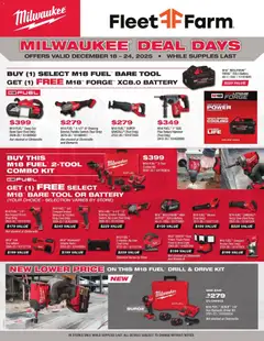 Preview of Mills Fleet Farm weekly ads valid from 18.12.2025
