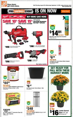 Preview of Home Depot weekly flyer / circulaire from shop Home Depot valid from 28.08.2025