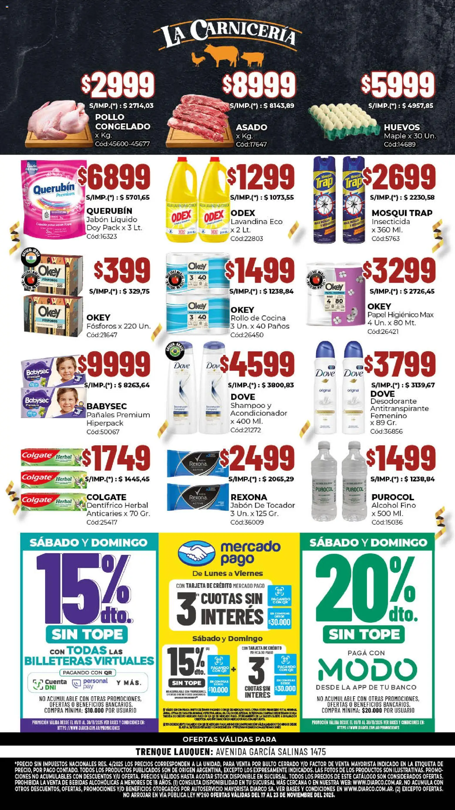 Diarco - Ofertas De Reapertura │ válido desde el 17.11.2025 | Página: 2 | Productos: Jabón líquido, Acondicionador, Ropa, Huevos
