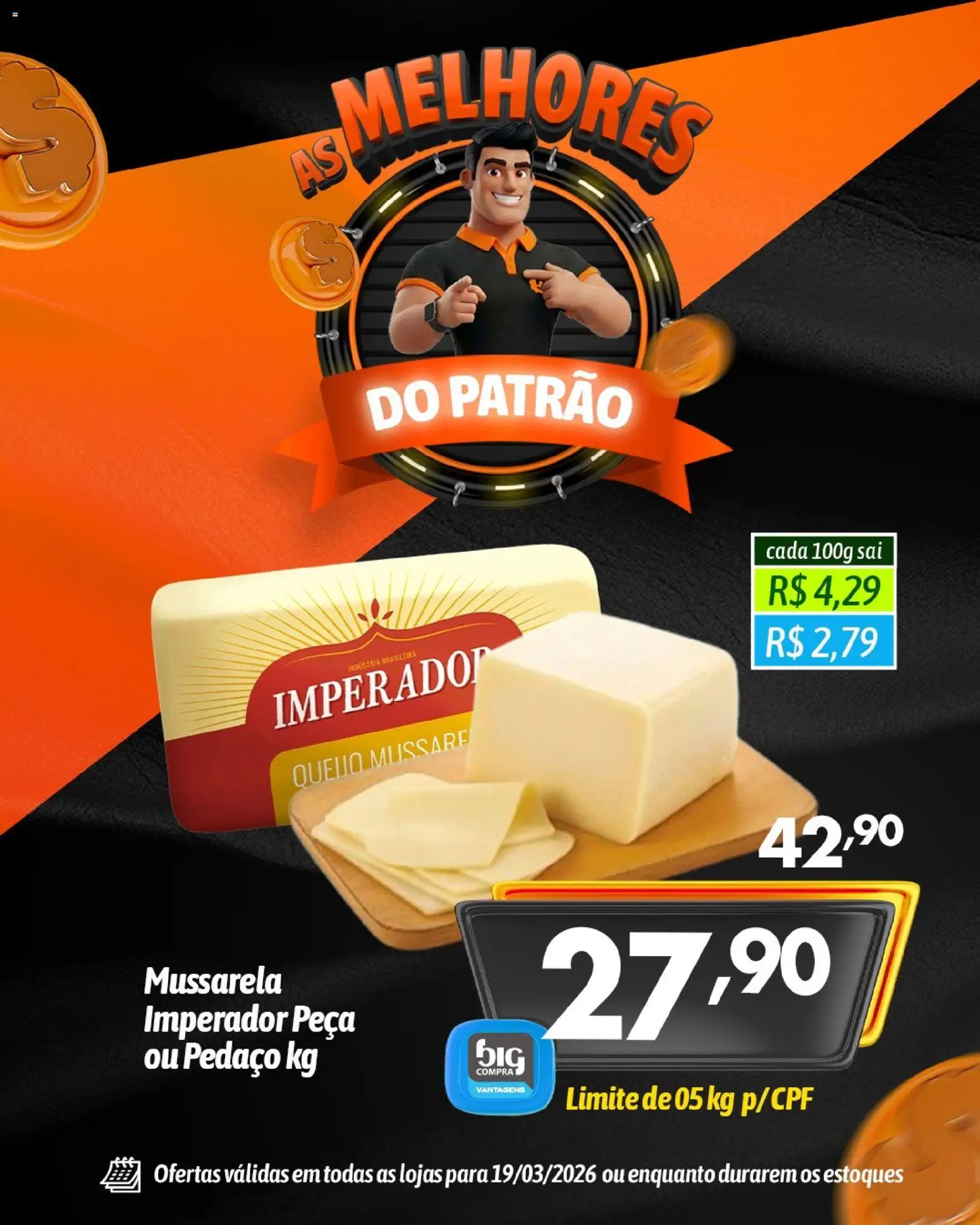 Big Compra Folheto - válido de 19.03.2026 | Página: 3 | Produtos: Mussarela