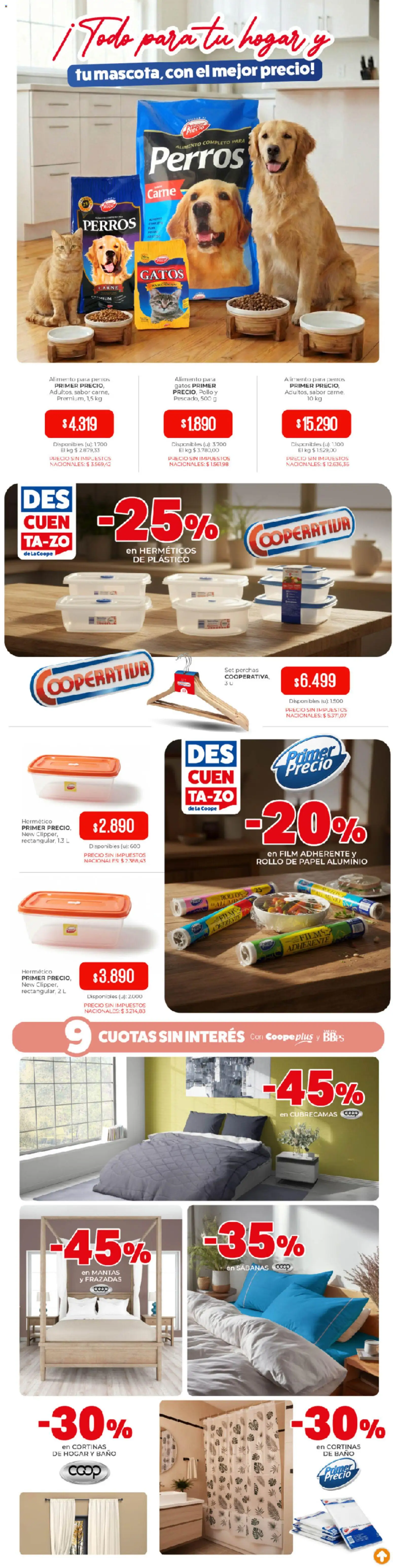 Cooperativa Obrera - Marcas Propias │ válido desde el 19.02.2026 | Página: 8 | Productos: Sabanas, Cortinas, Pollo, Baño
