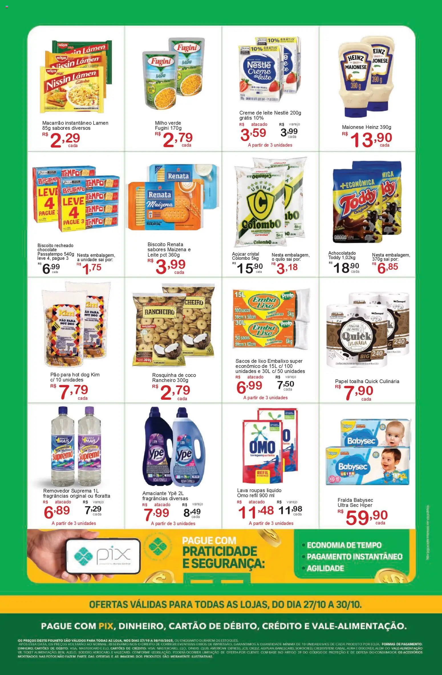 GIGA Atacado Folheto - válido de 27.10.2025 | Página: 2 | Produtos: Achocolatado, Macarrão, Creme, Creme de leite